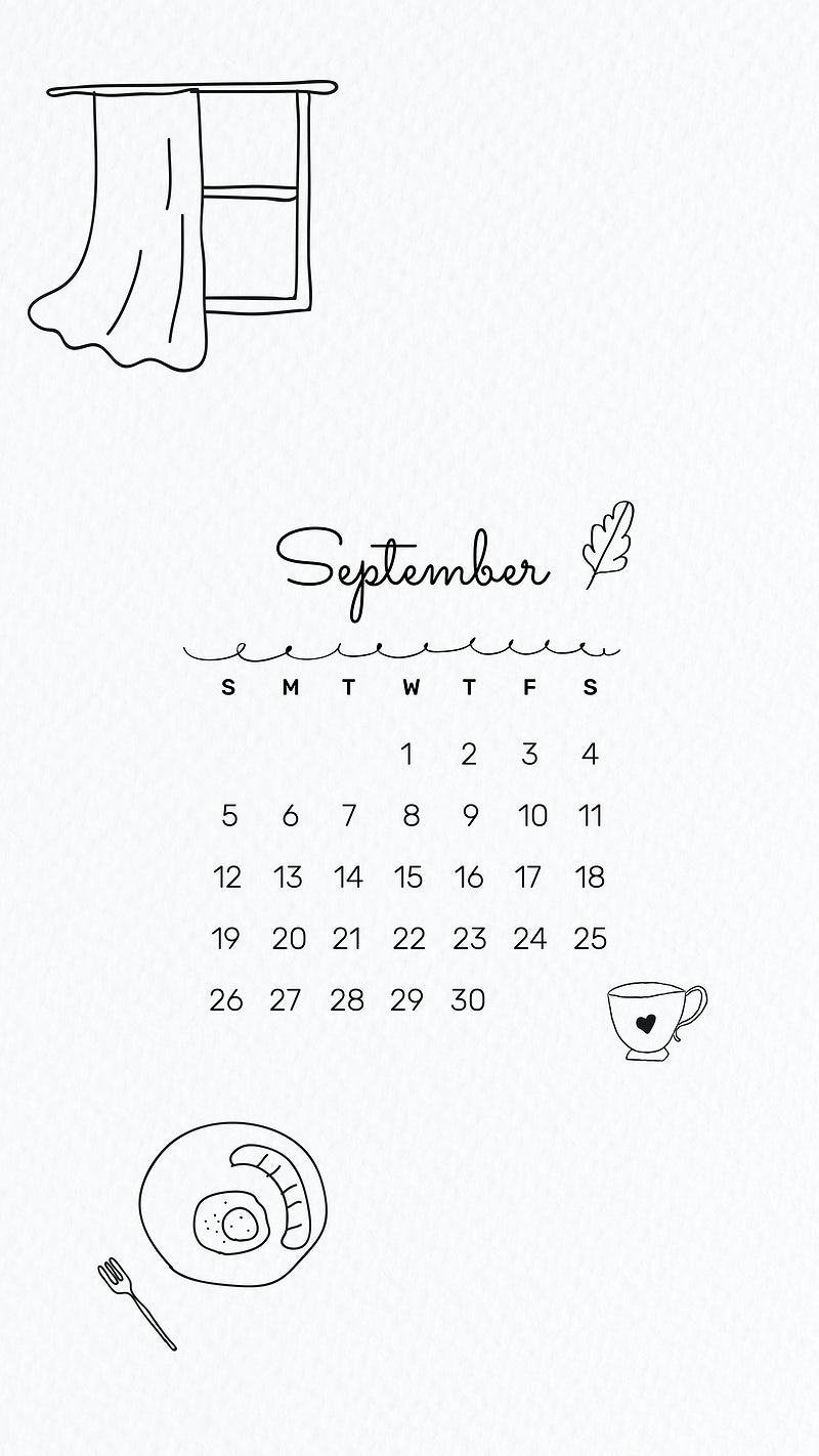 September 2021 Calendar Wallpaper Image Wallpaper