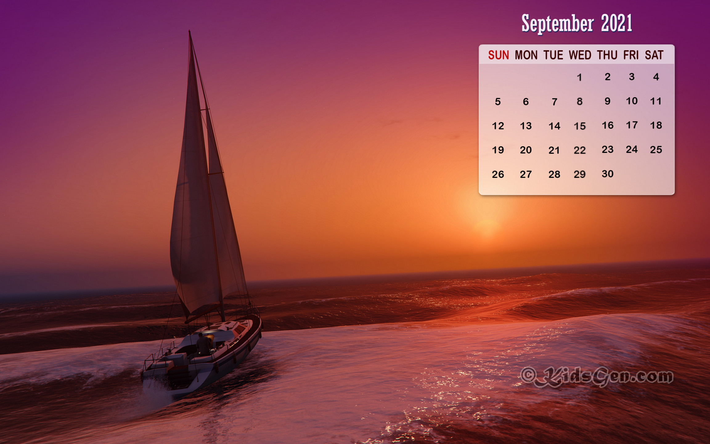September 2021 Calendar Wallpaper Free September 2021 Calendar Background