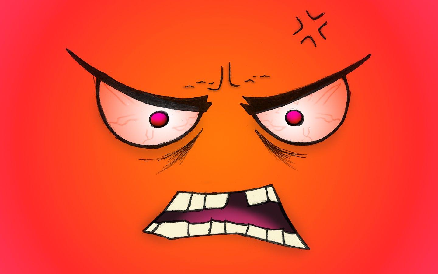 Angry Face Wallpaper