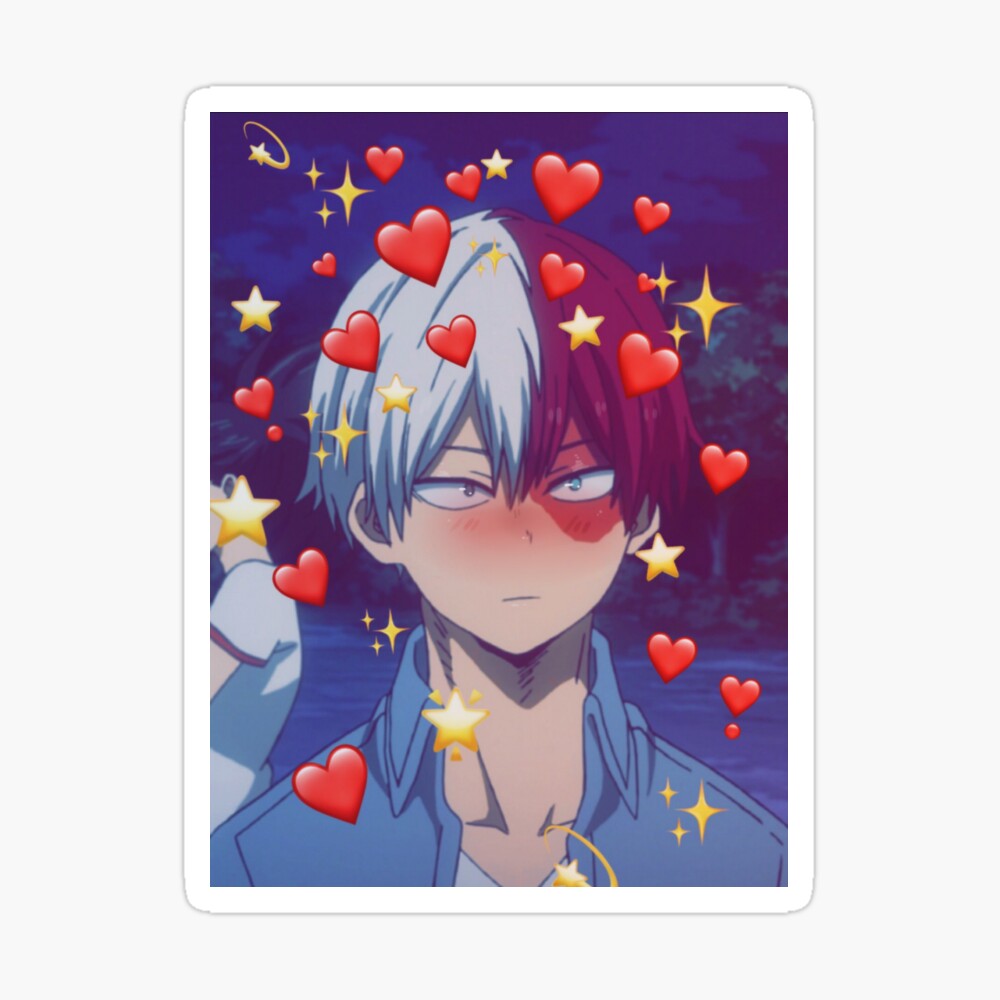 Todoroki My hero Academia love Poster