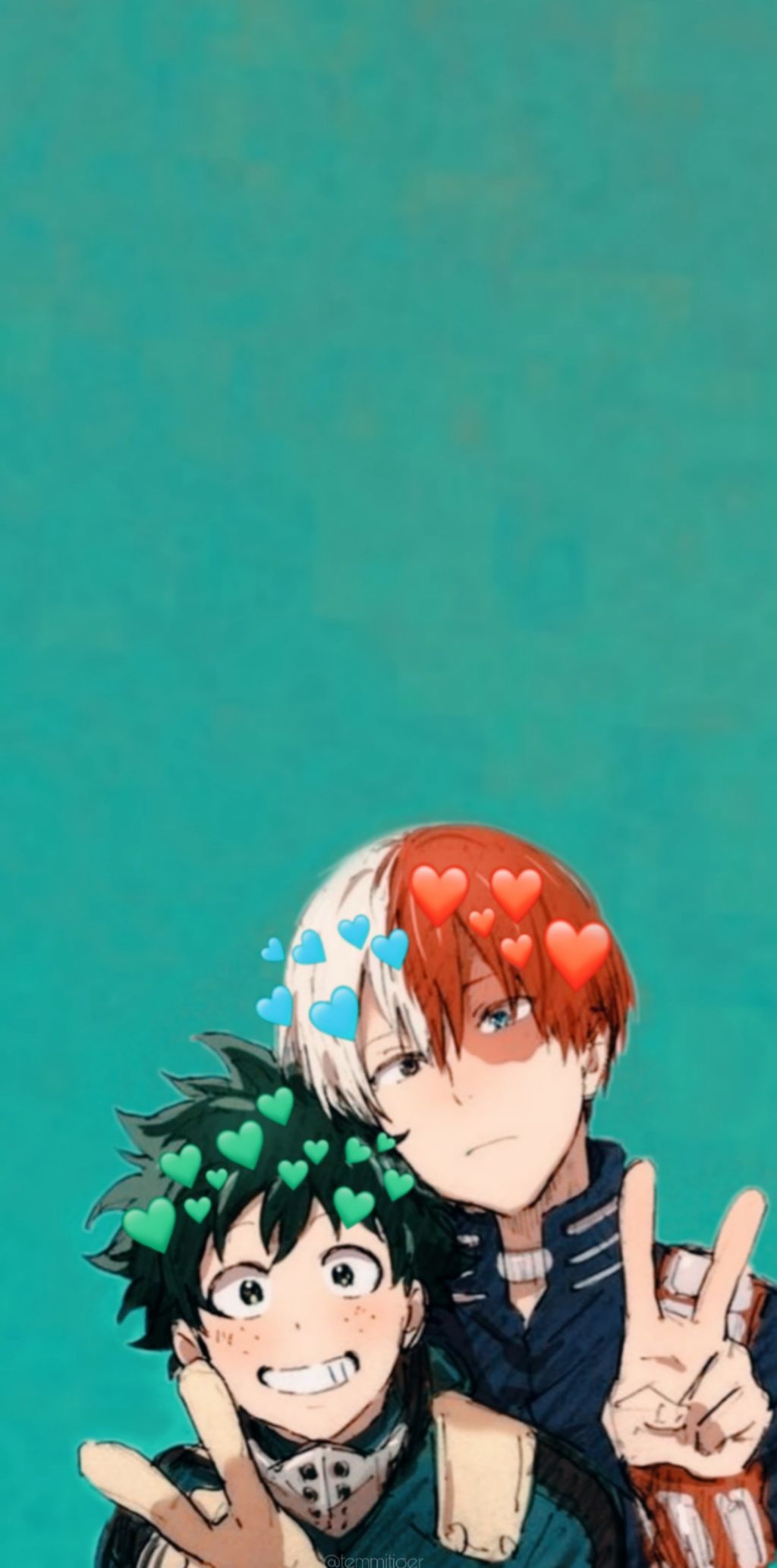Deku And Todoroki Wallpaper