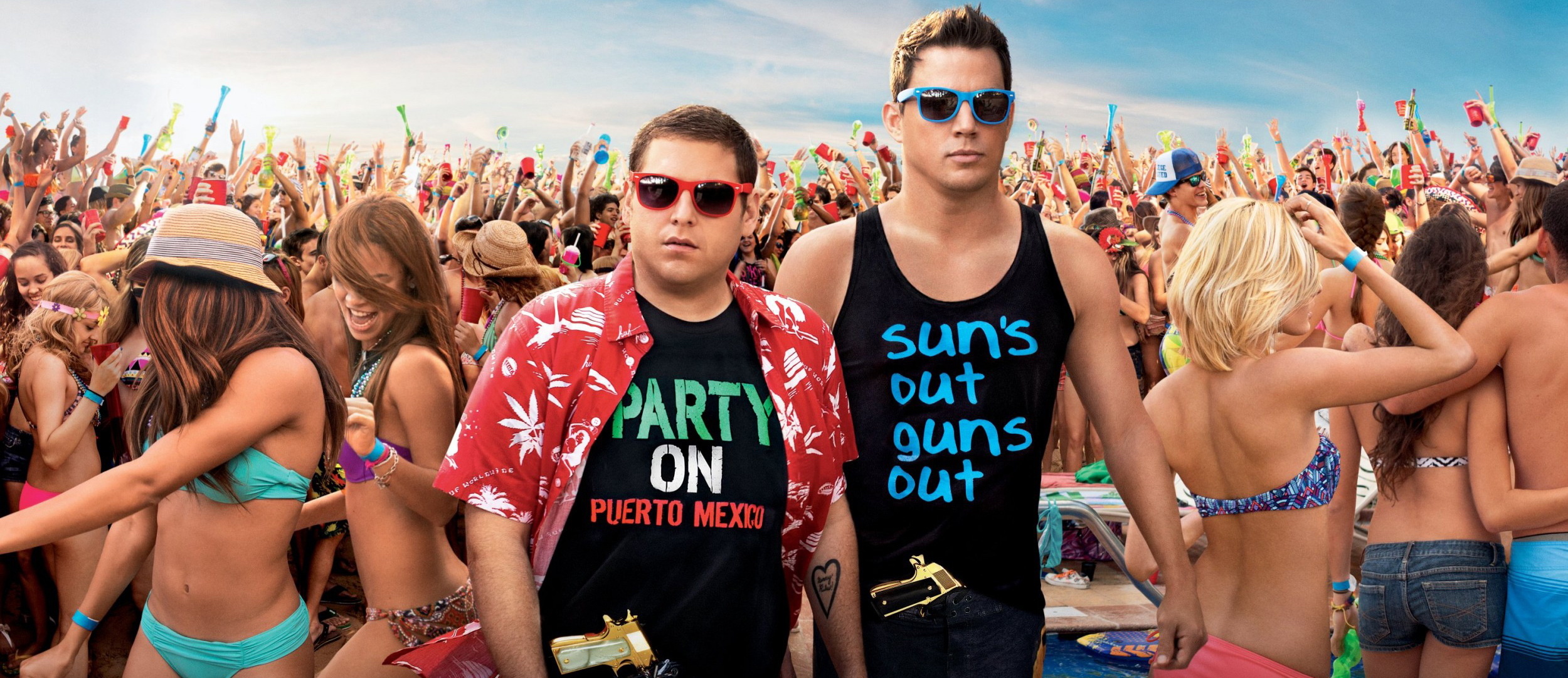 Picture Man 22 Jump Street 2014 female Movies Sleeveless 2500x1080