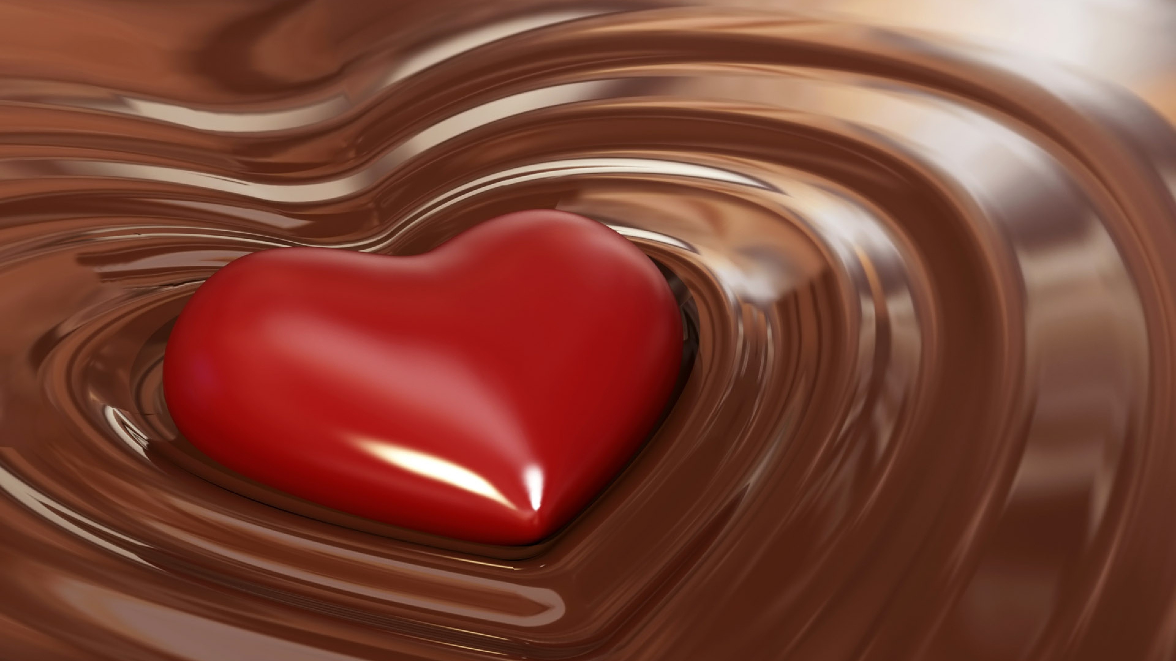 Chocolate In Heart Shape, HD Others, 4k Wallpaper, Image, Background, Photo and Picture