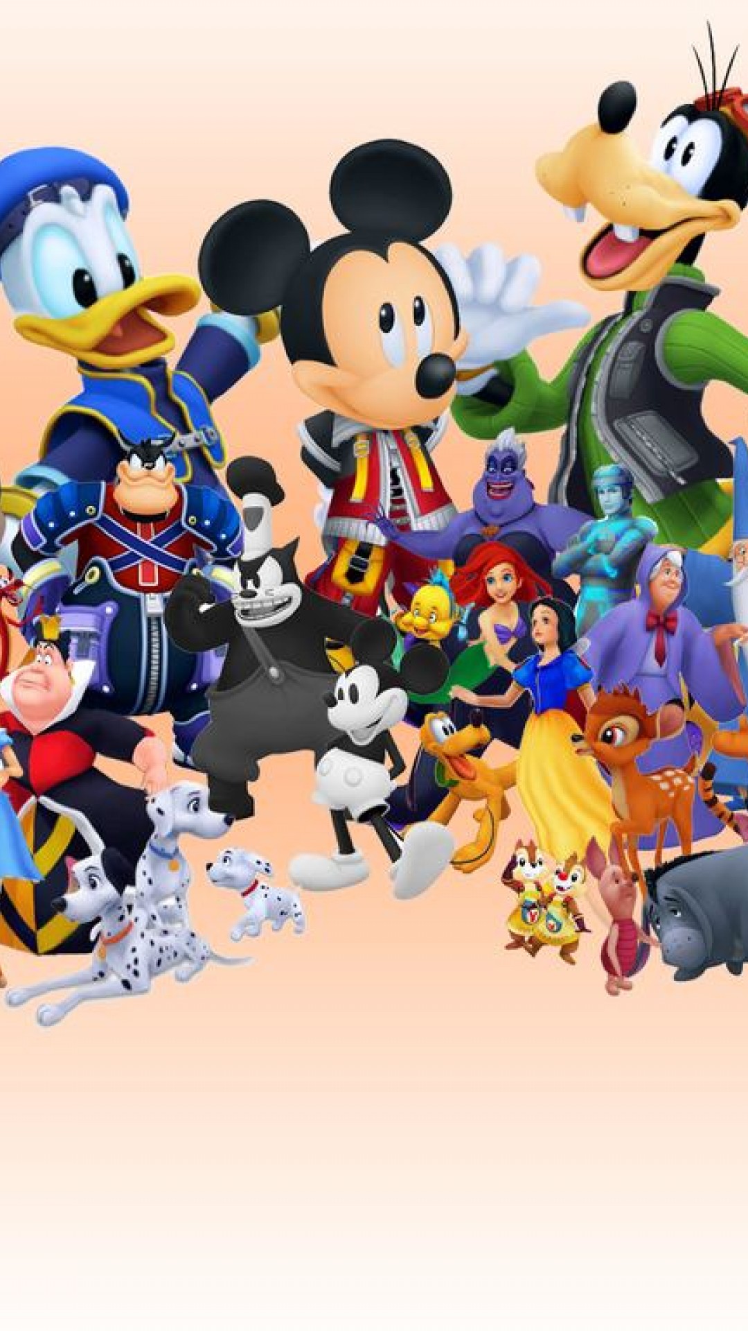 Disney World Characters HD Wallpaper for Desktop and Mobiles iPhone 6 / 6S Plus