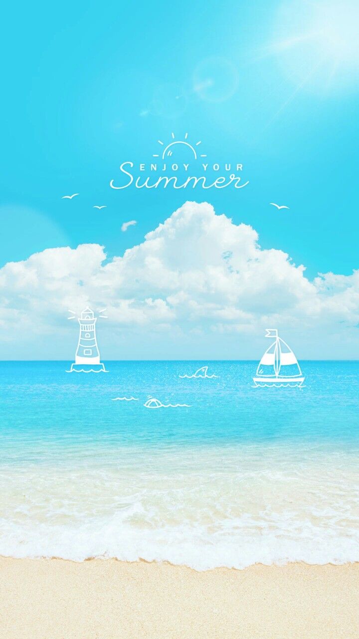 Enjoy your summer. Summer wallpaper, Summer cartoon, Hello summer