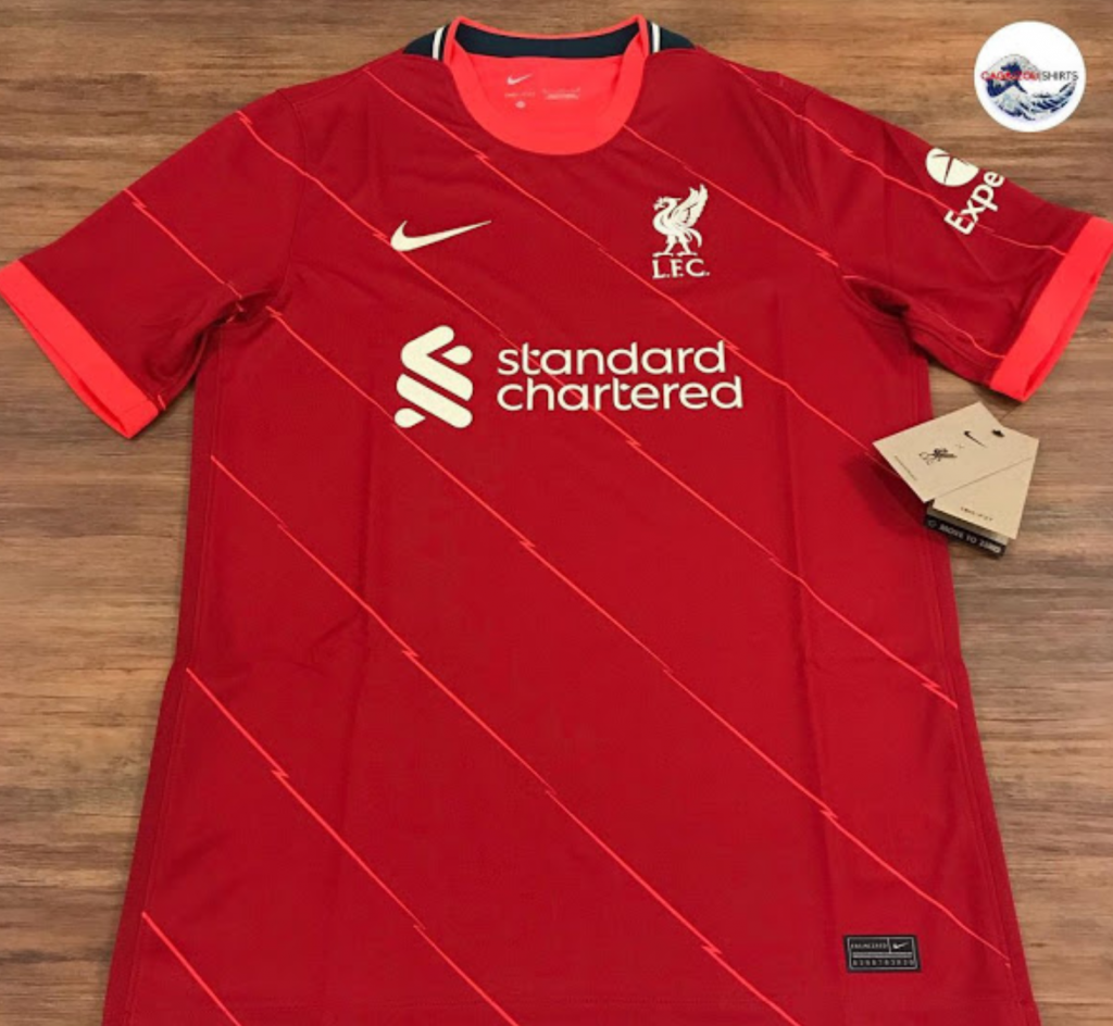 Fresh Photo Of Liverpool's Striped 2021 22 Home Kit Leak Online World Football News