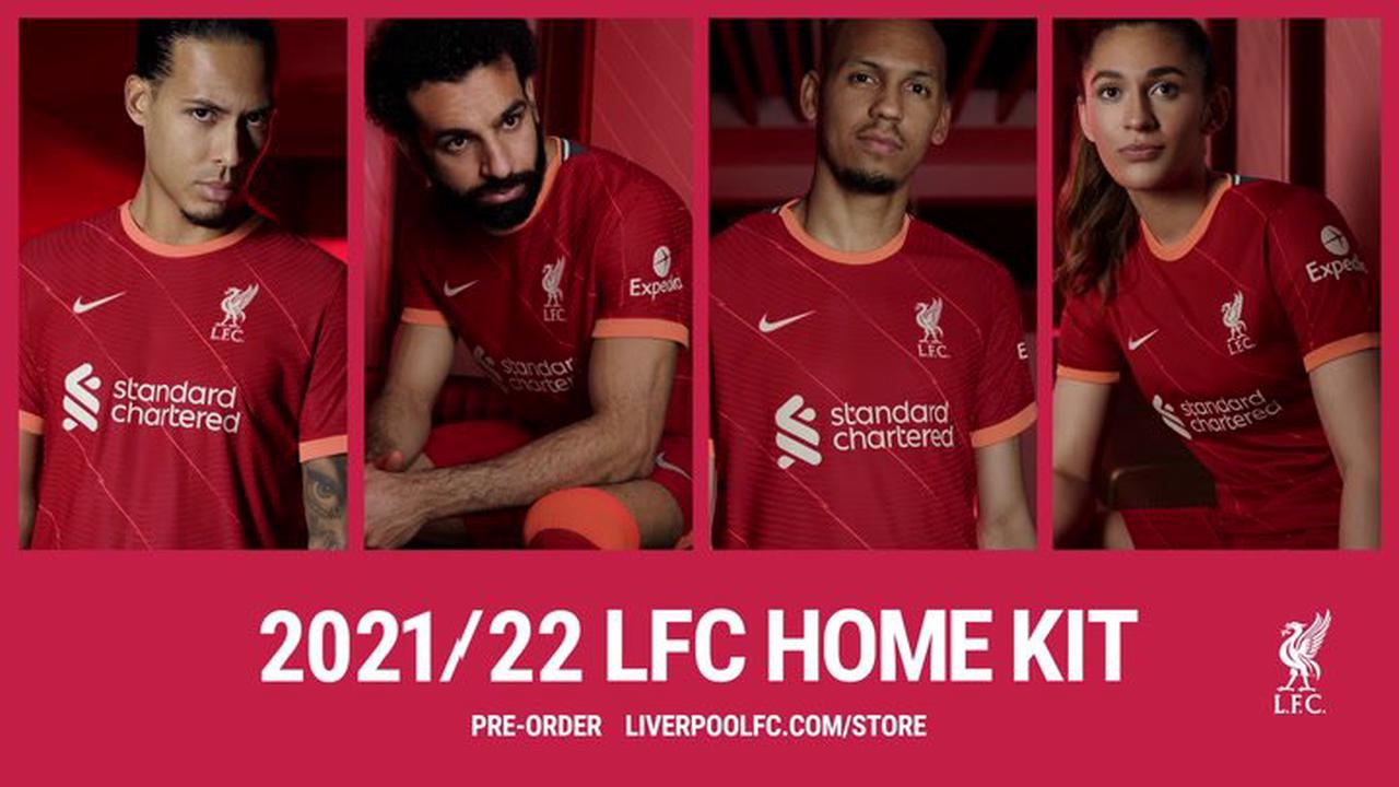 Liverpool FC Unveils New 2021 22 Home And Training Kit