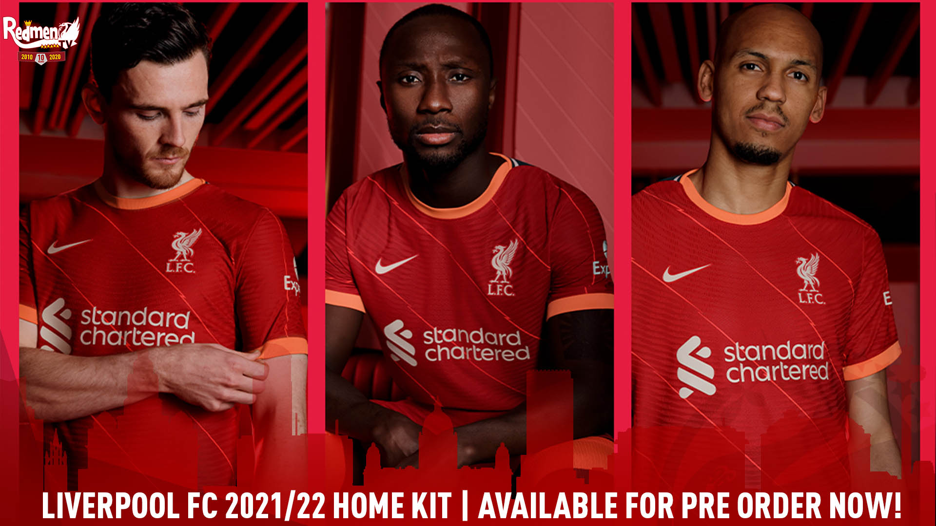 LIVERPOOL FC 2021 22 HOME KIT. AVAILABLE FOR PRE ORDER NOW! Redmen TV