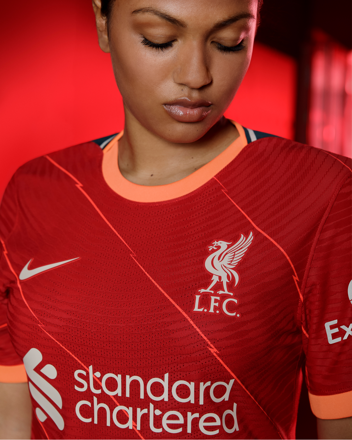 Photos: Liverpool Players Model New 2021 22 Nike Home Kit