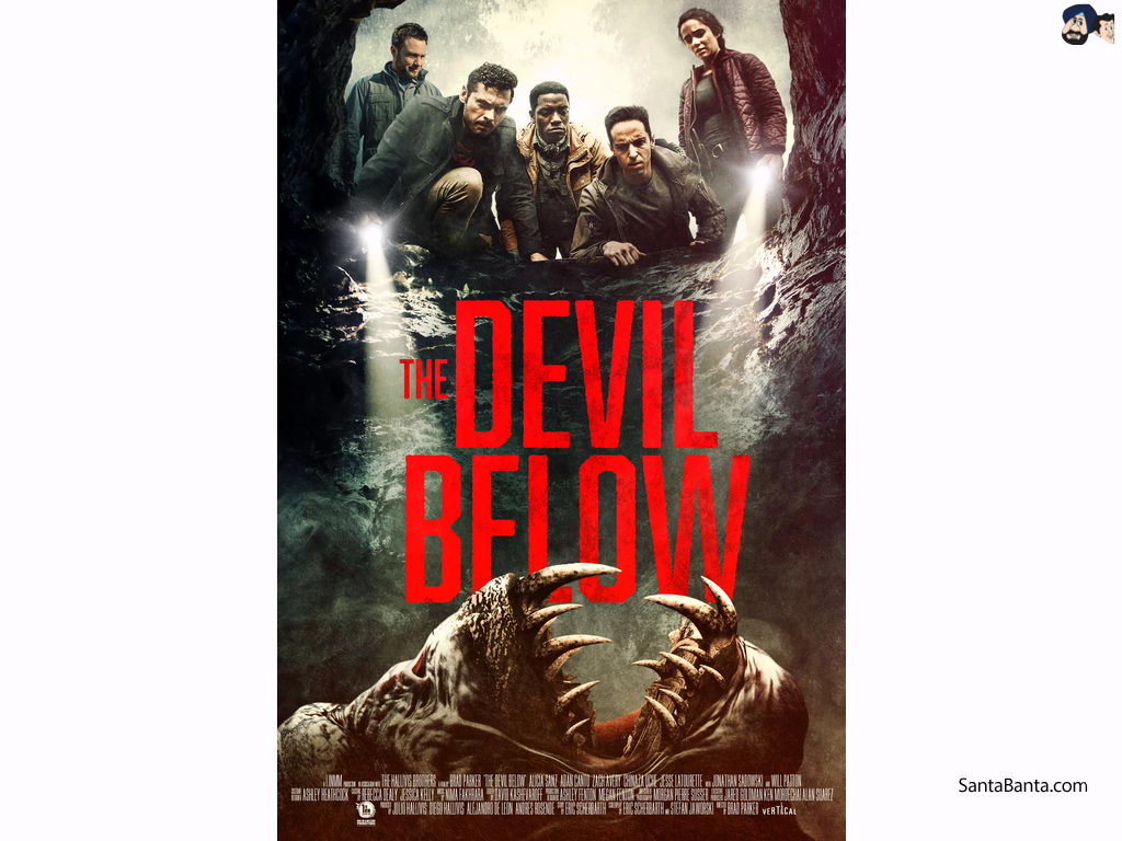 Poster Of A Horror Thriller Film, `The Devil Below` By Bradley Parker (Release March 2021)