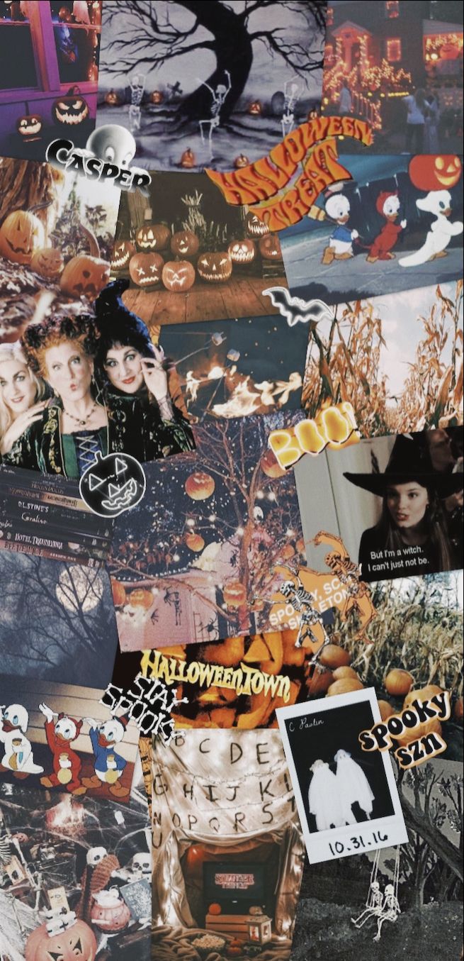 Halloween Collage iPhone Wallpapers - Wallpaper Cave