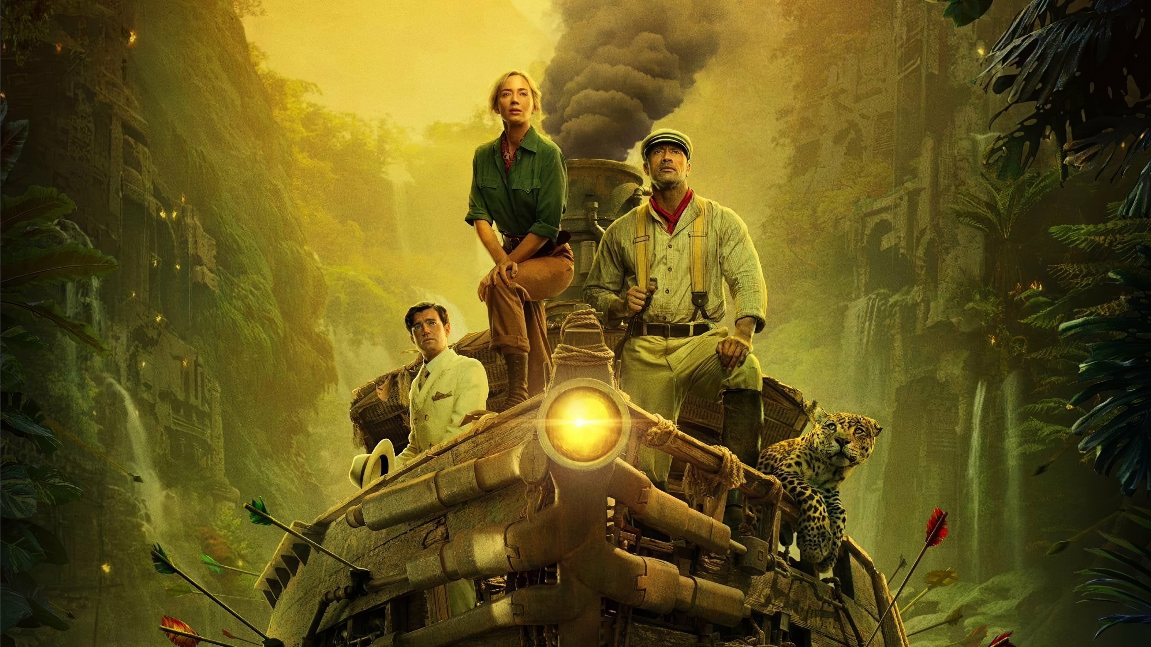 Jungle Cruise 2021 Films 4K Poster