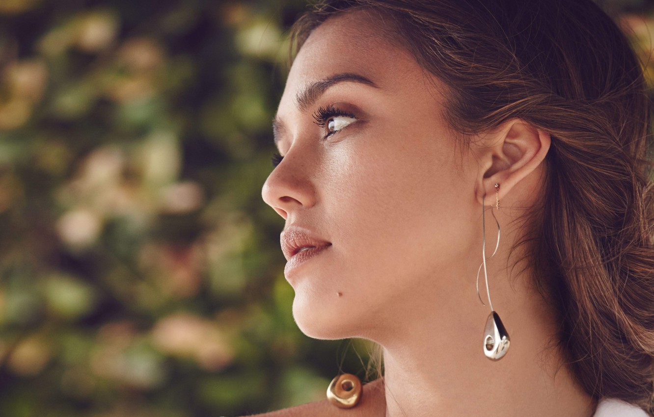 Wallpaper look, girl, face, model, actress, jessica alba, latina image for desktop, section девушки