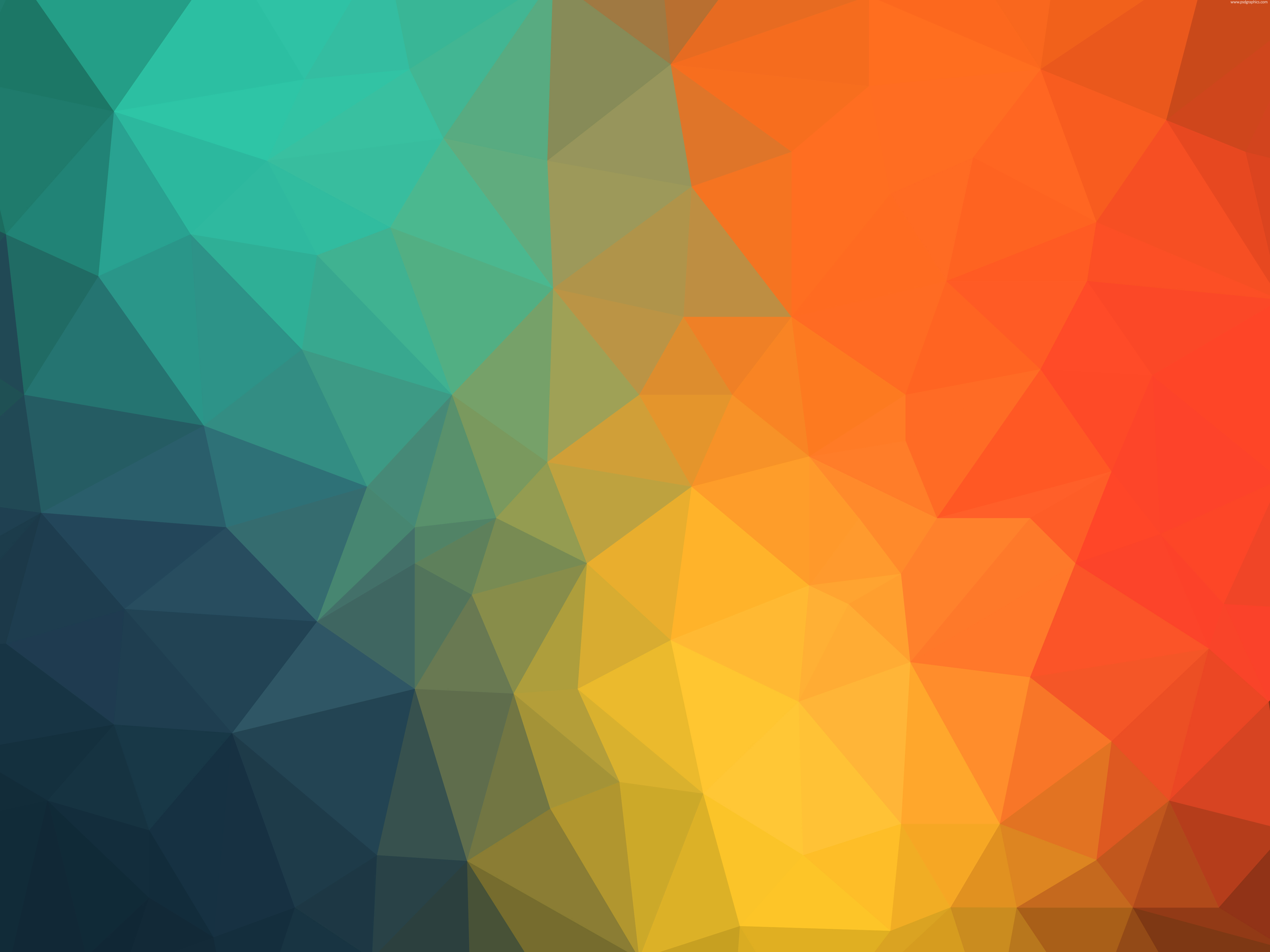 Free download Colorful triangles background PSDGraphics [5000x3750] for your Desktop, Mobile & Tablet. Explore Cool Geometric Wallpaper. Geometry Wallpaper, Large Geometric Wallpaper, White Geometric Wallpaper