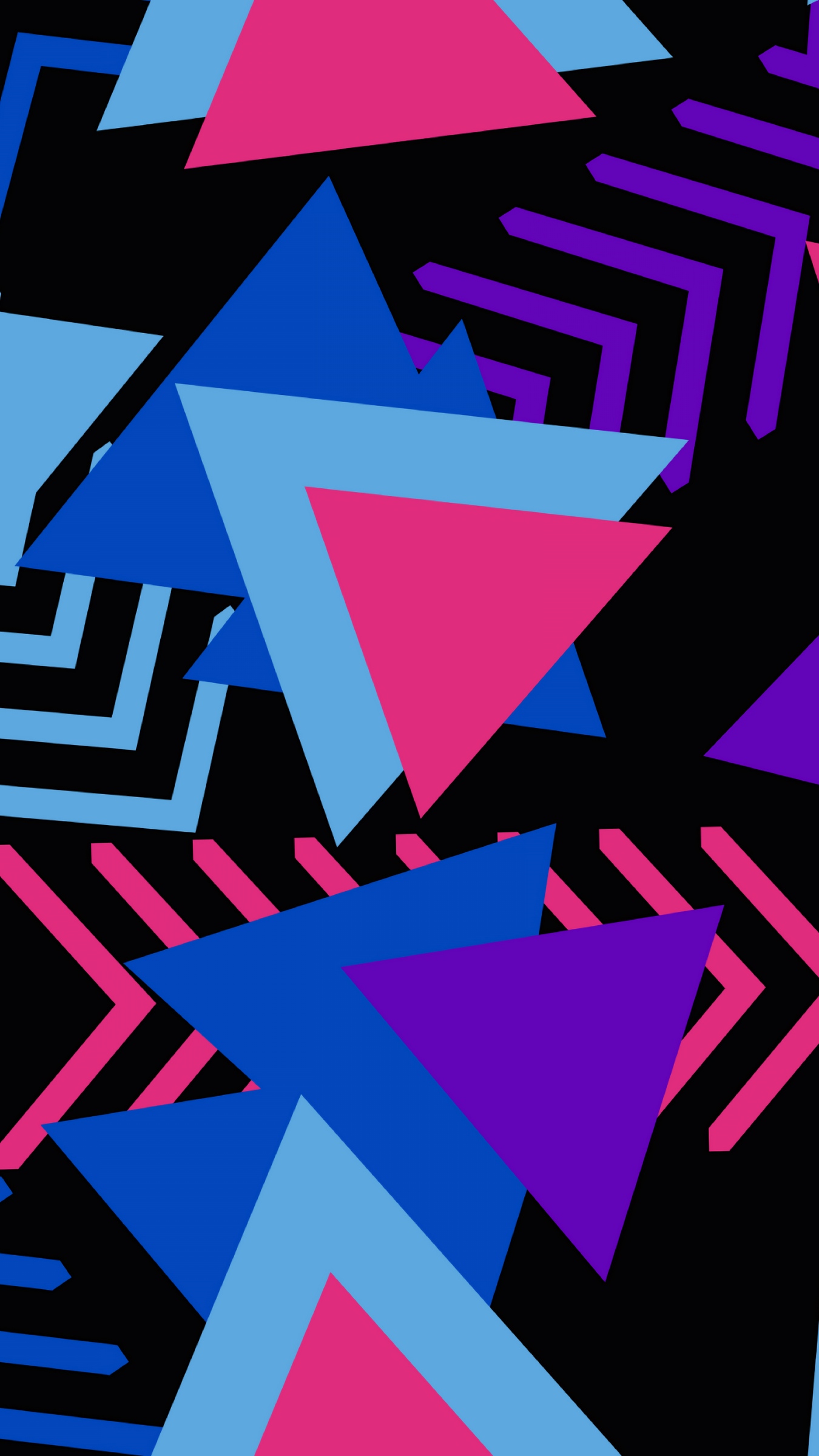 Wallpaper Triangles, Triangle, Colorful, Geometric, Be Strong Be You