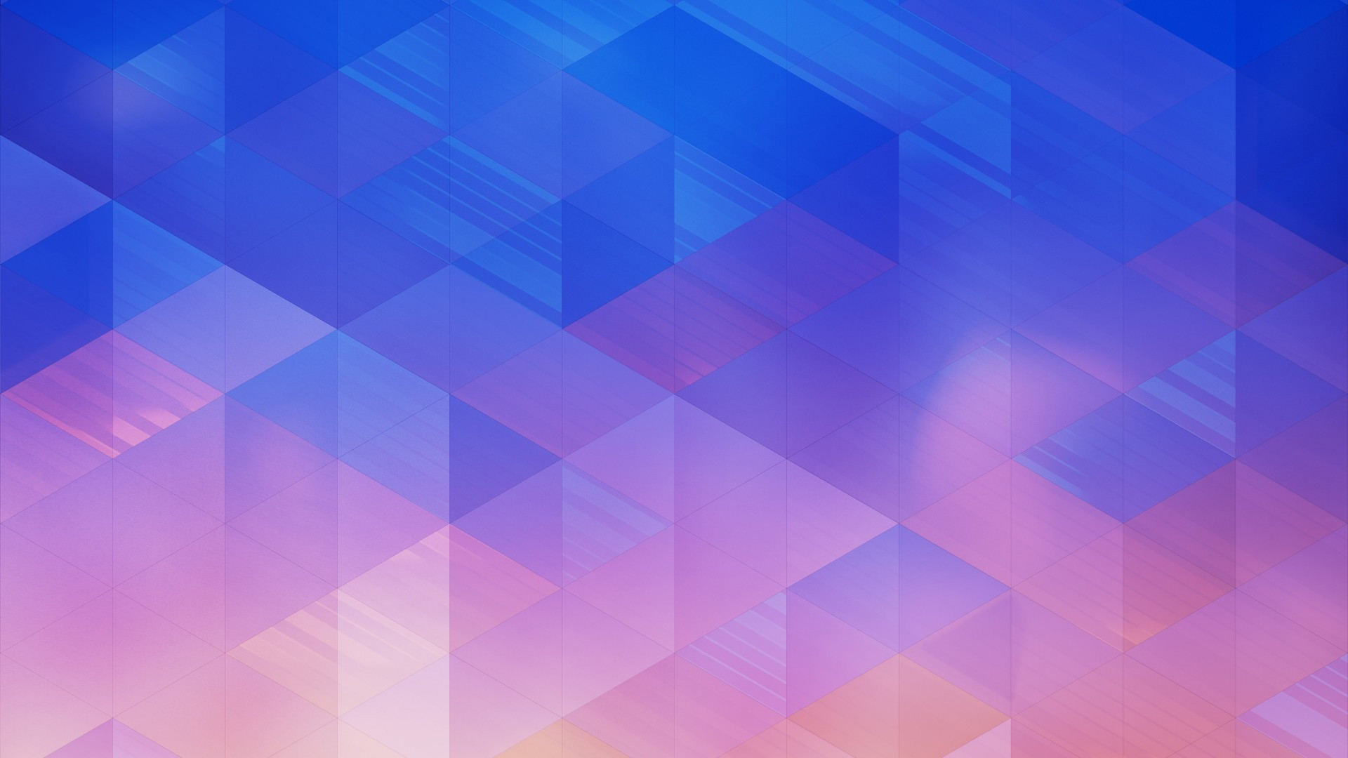 Download 1920x1080 Geometric Shapes, Pink And Blue, Triangles Wallpaper for Widescreen