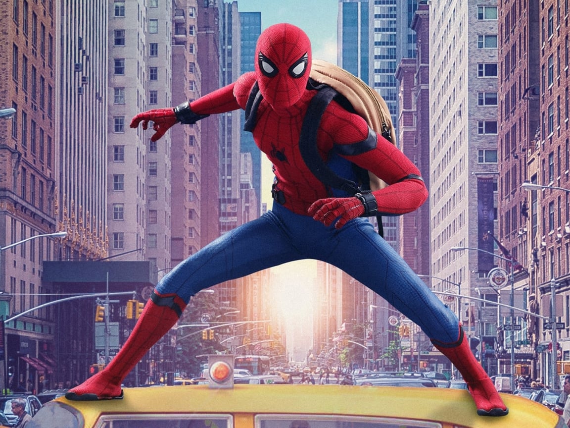 Download 1152x864 Wallpaper Spider Man: Homecoming, Movie, Poster, Standard 4: Fullscreen, 1152x864 HD Image, Background, 19783