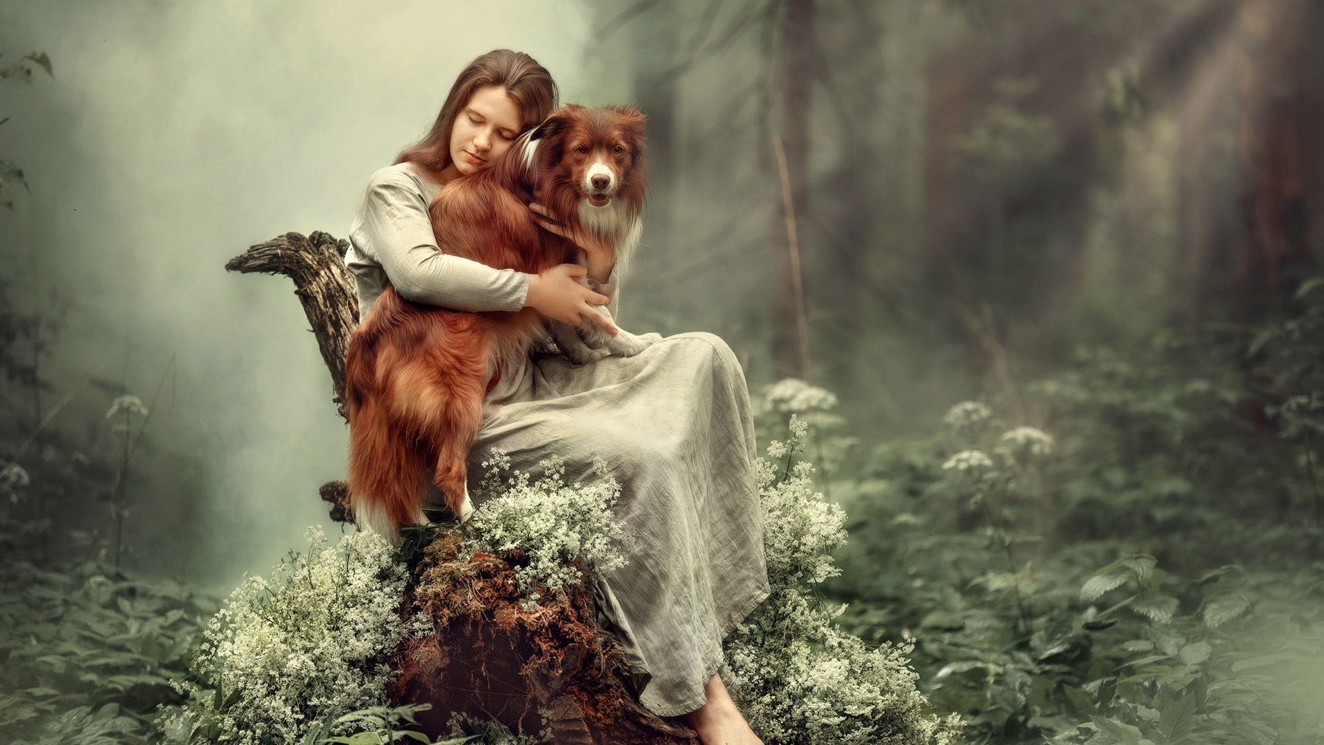 Dog And Girl Wallpapers - Wallpaper Cave