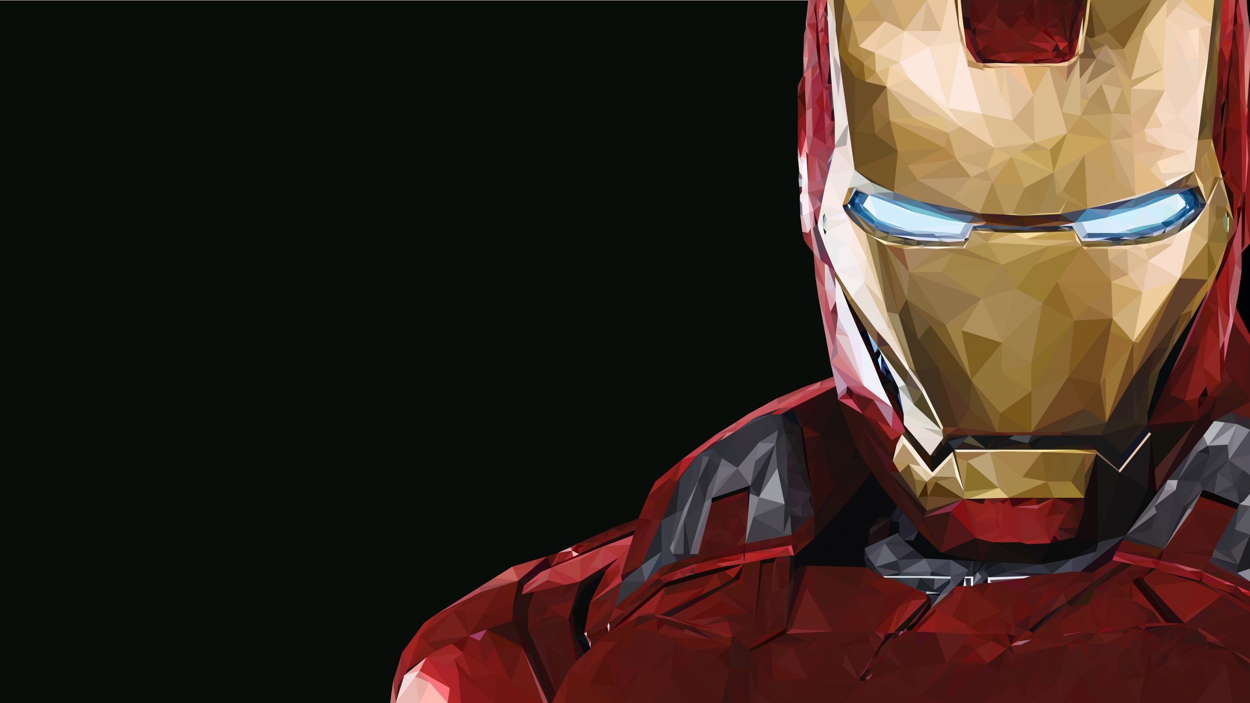 Iron Man Mark 43 wallpaper, Marvel Comics, copy space, black background • Wallpaper For You HD Wallpaper For Desktop & Mobile
