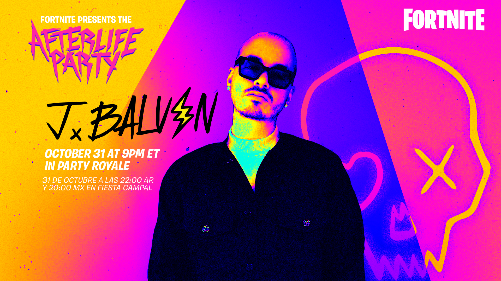 J Balvin Will Play a Fortnite Show on Halloween