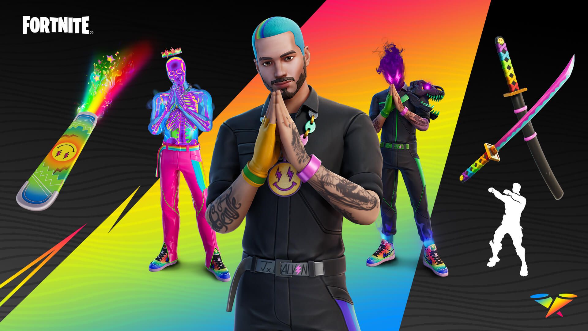 New J Balvin Fortnite Icon Series Bundle & Duos Cup (Free skin)