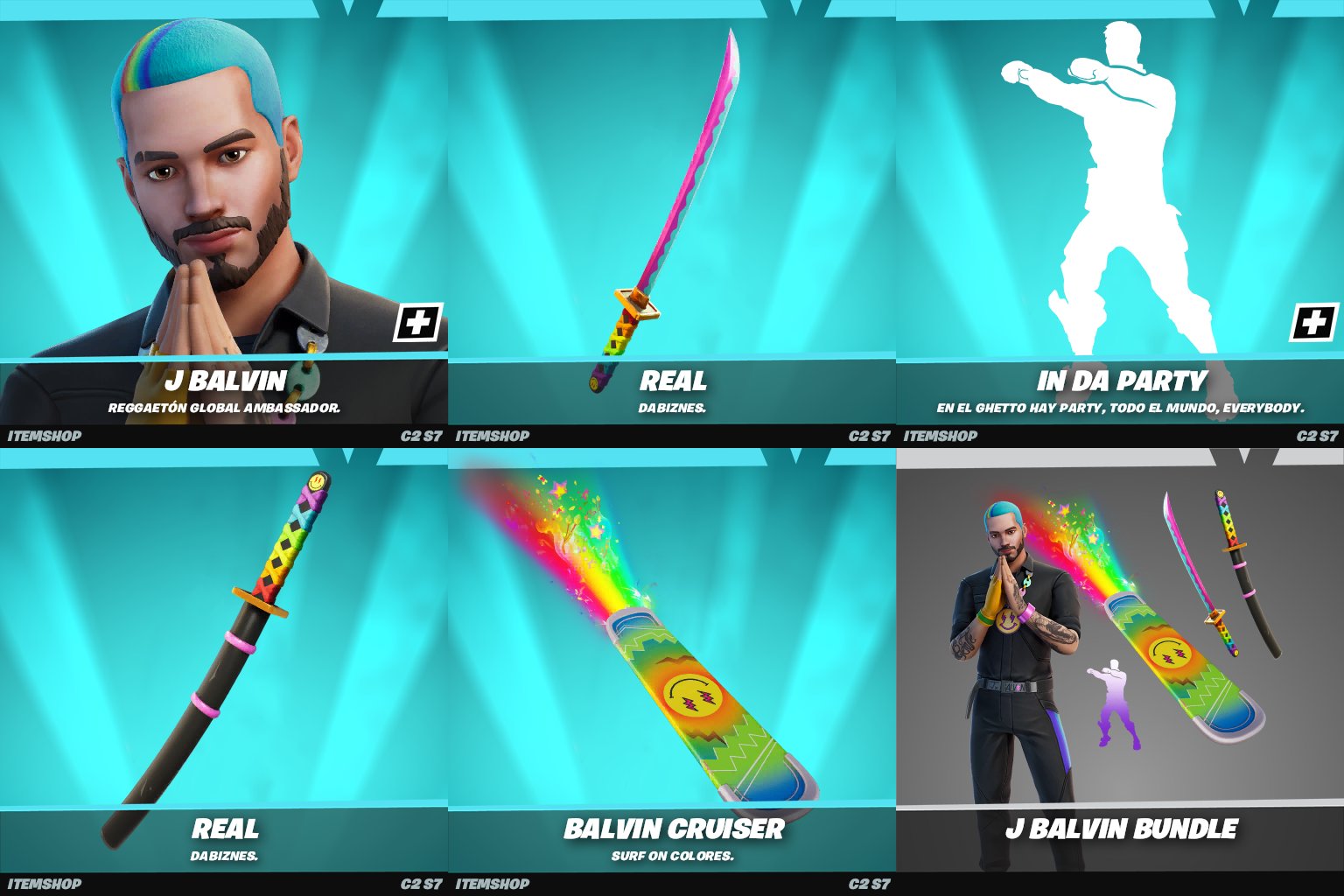 J Balvin joins The Fortnite Icon Series