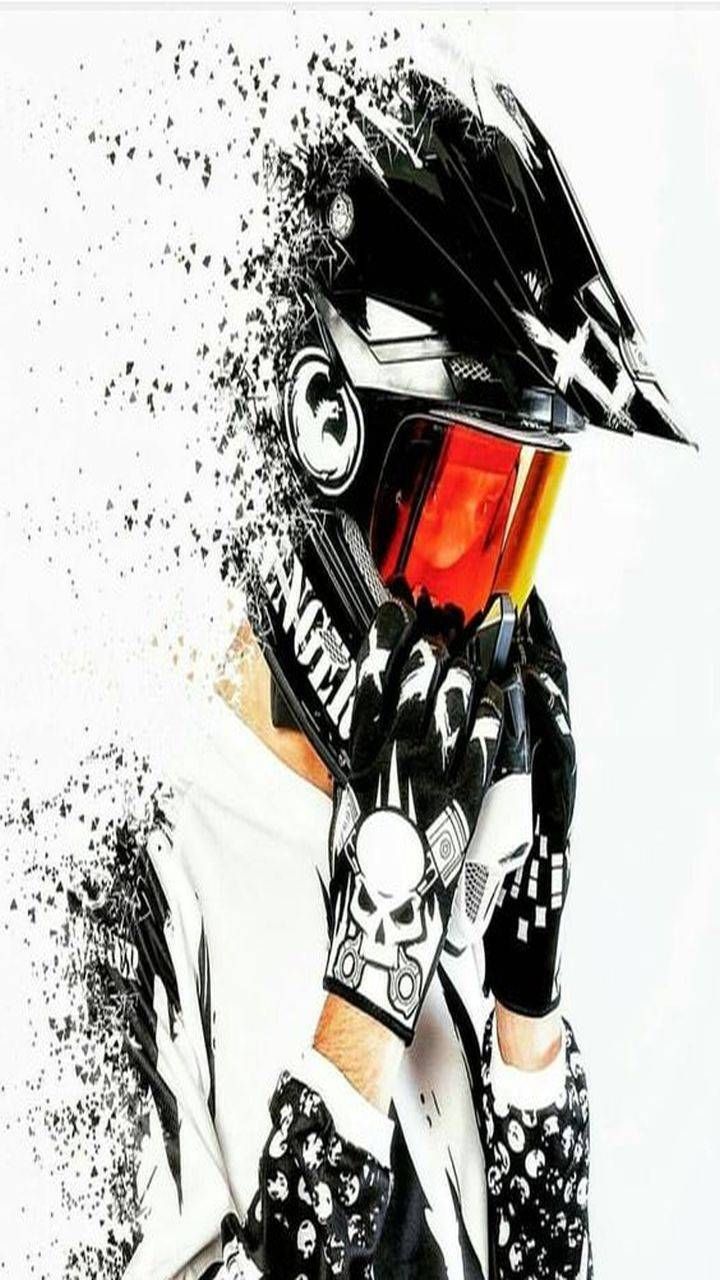 Download Rider Wallpaper by sam281972 now. Browse millions of popular moto Wallpaper and Ringtones o. Bike drawing, Motorbike art, Bike art