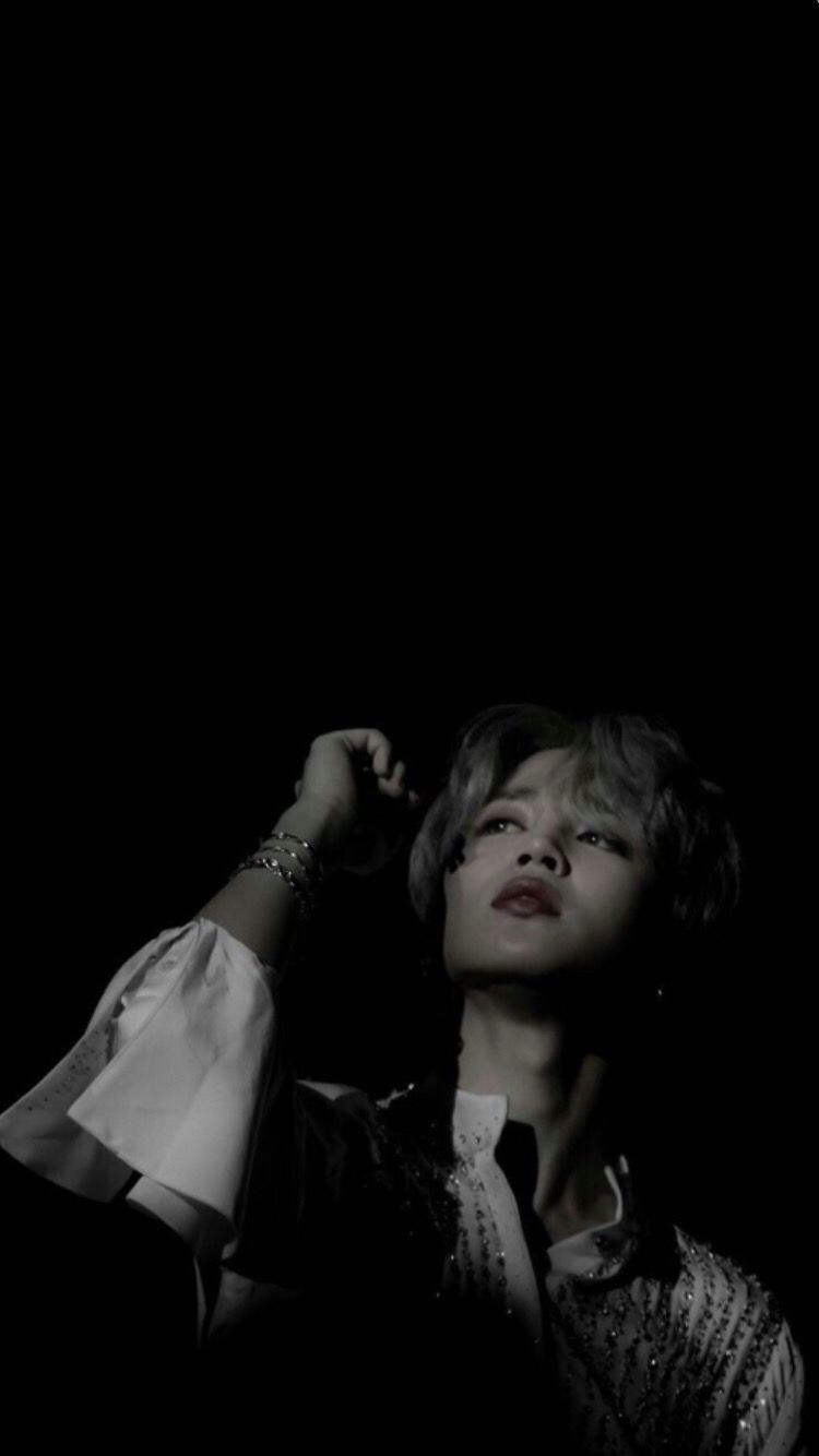 image Of Bts Jimin Black Aesthetic Wallpaper