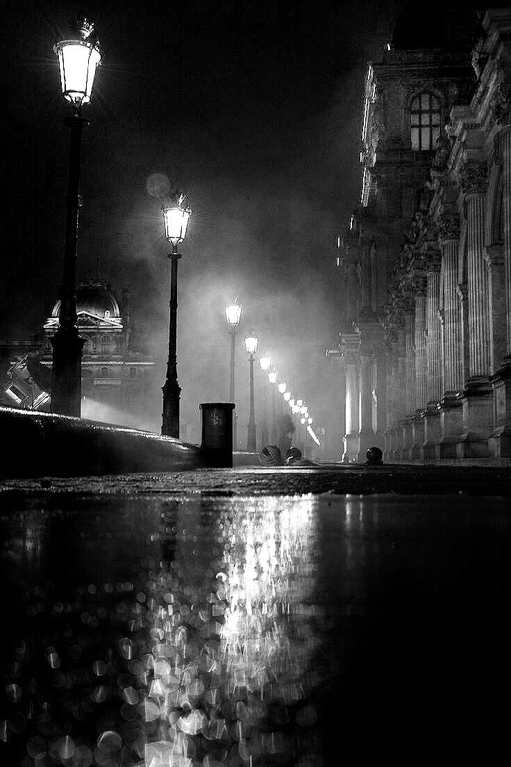 Rainy City Night Wallpaper