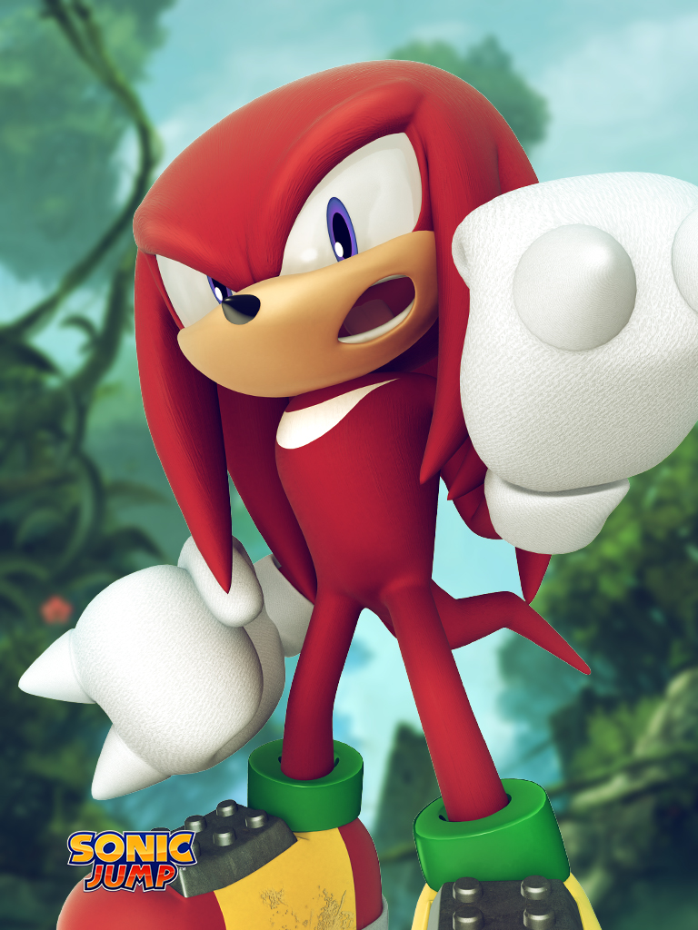 Knuckles Sonic 2 Wallpaper iPhone Phone 4K 8501e