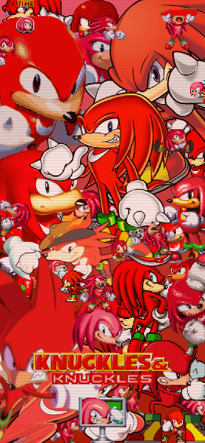 Knuckles Wallpaper for iPhone XR: SonicTheHedgehog