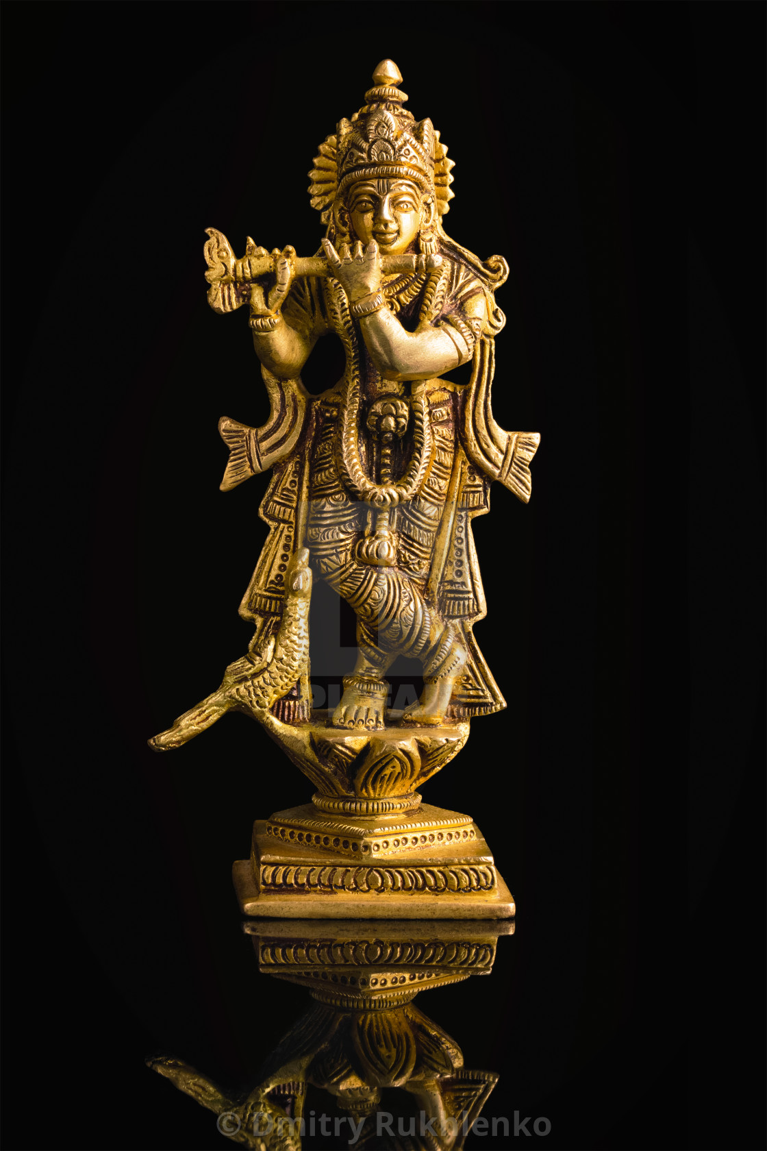 Krishna statue on white, download or print for £12.39