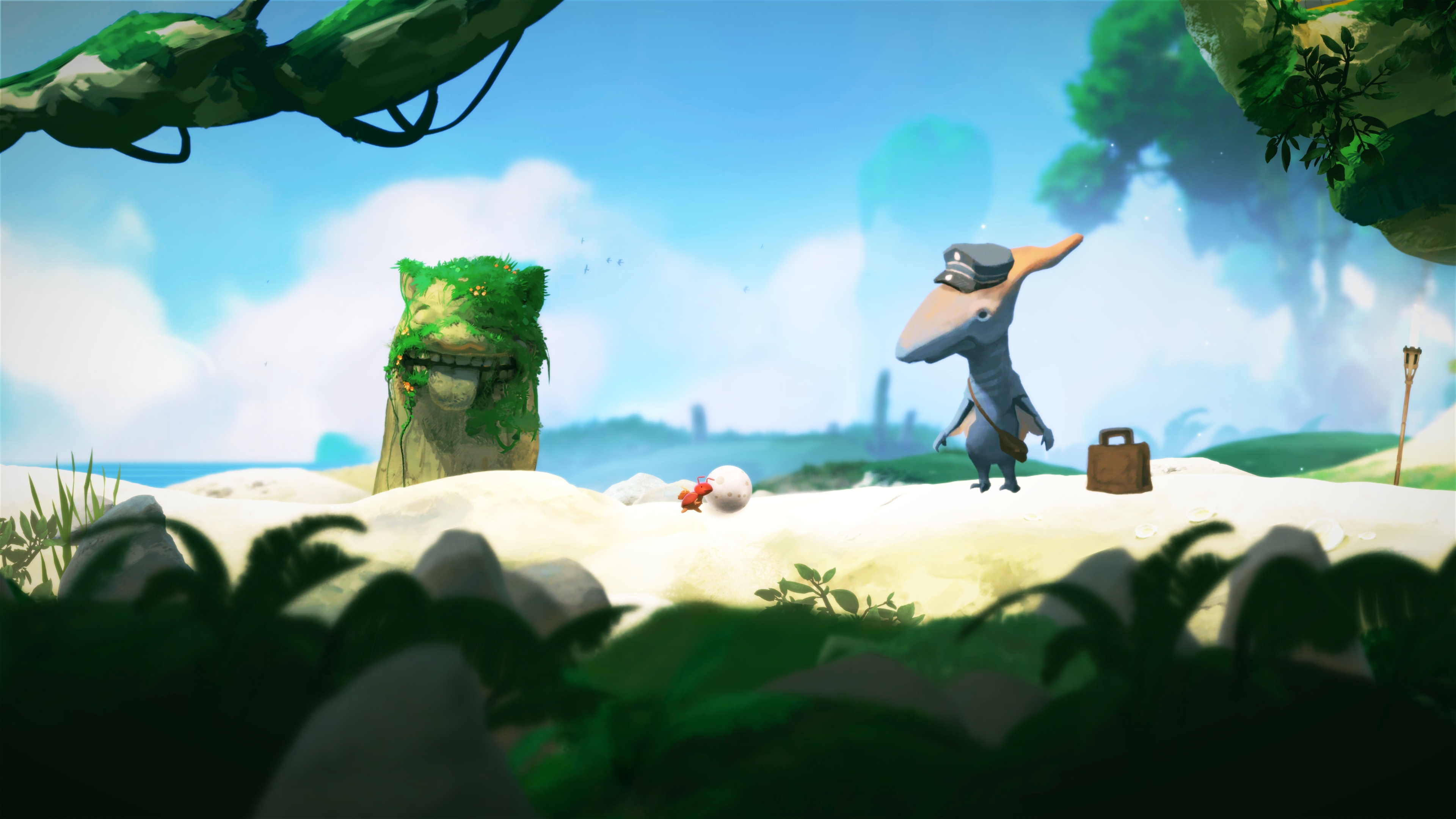 Yoku's Island Express 4k Ultra HD Wallpaper