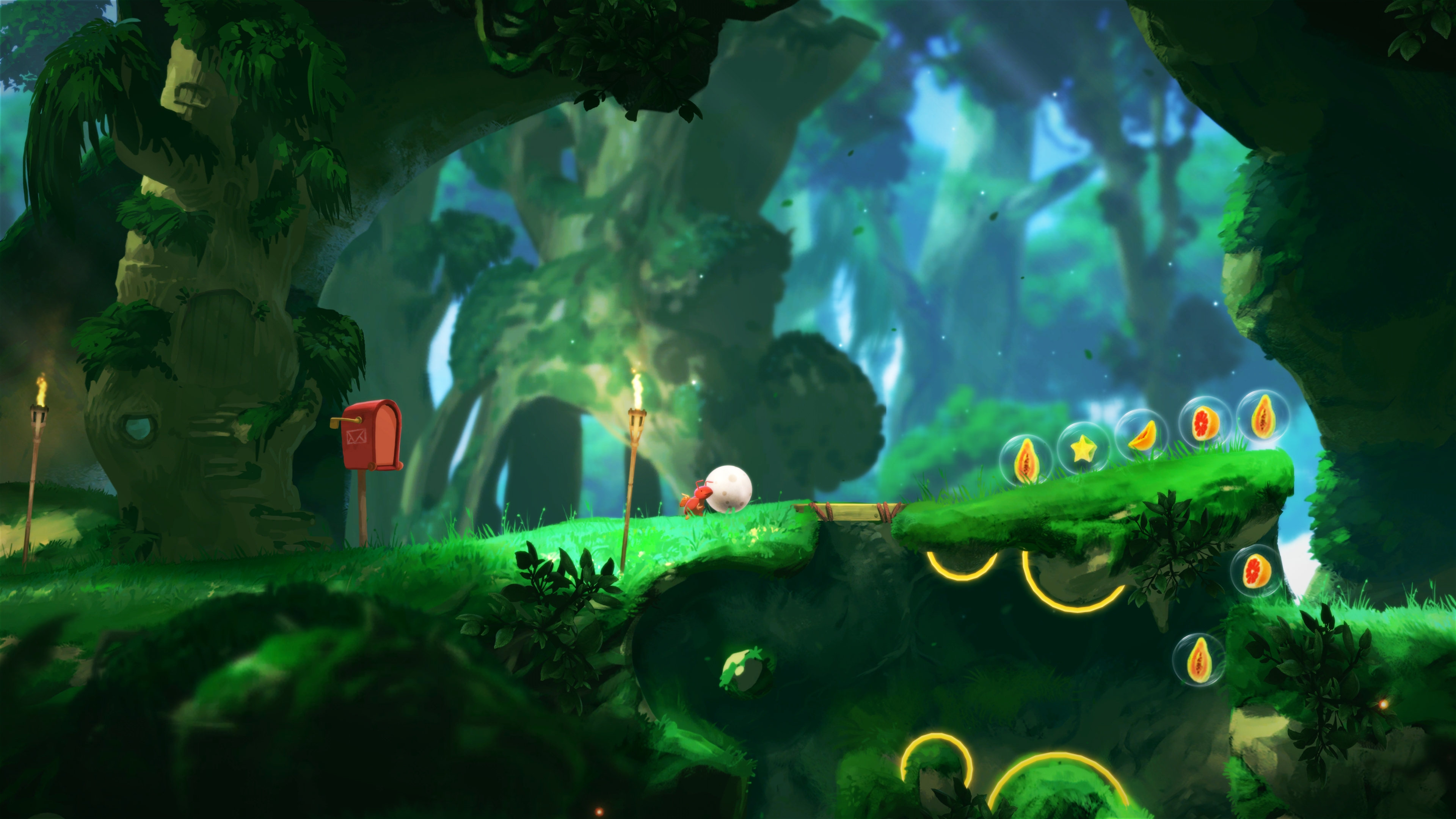 Yoku's Island Express 4k Ultra HD Wallpaper
