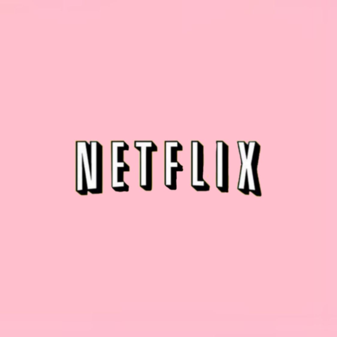 Pastel pink Netflix icon. Ios app icon, App icon, Netflix