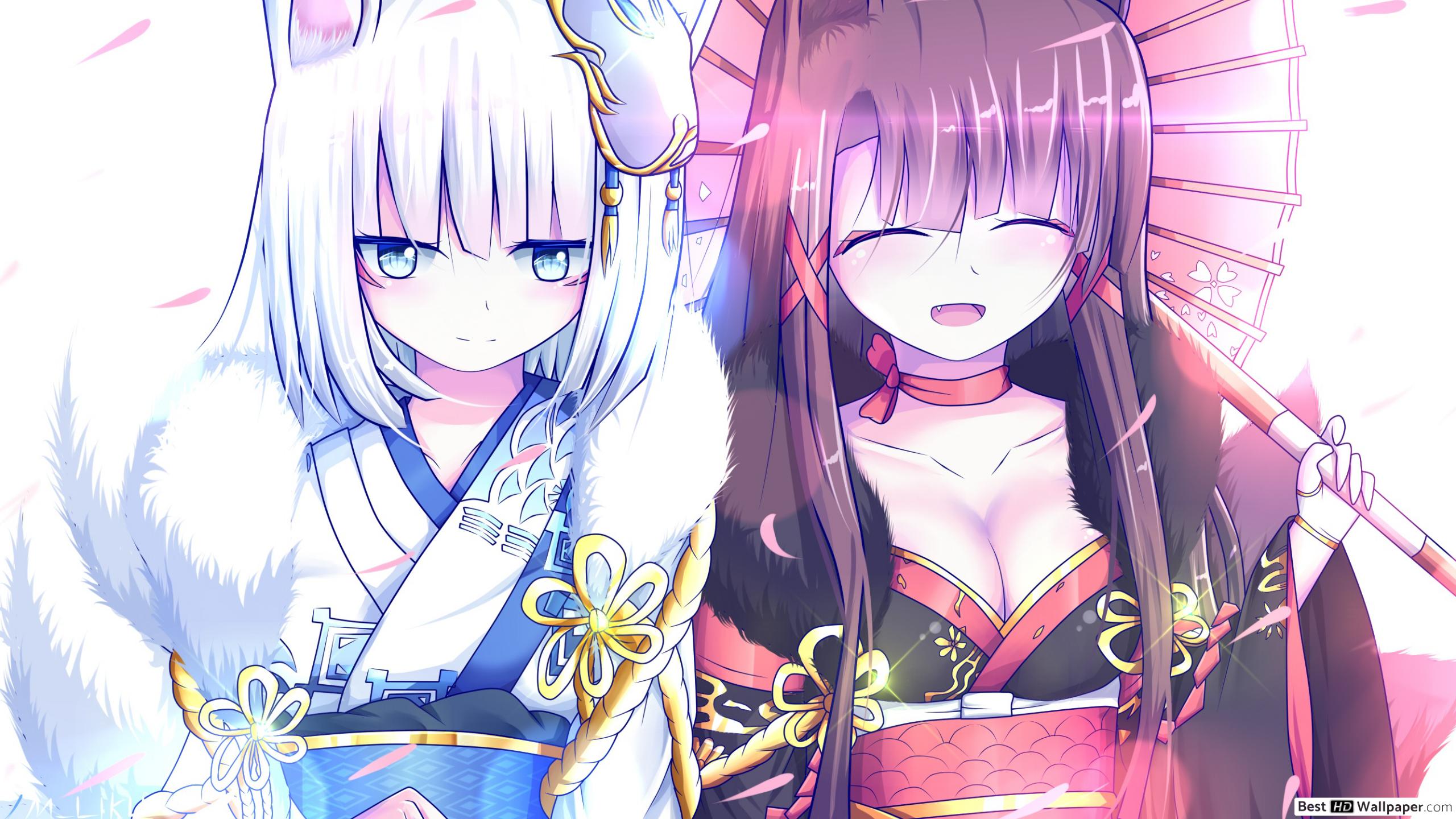 Azur Lane & Akagi HD wallpaper download