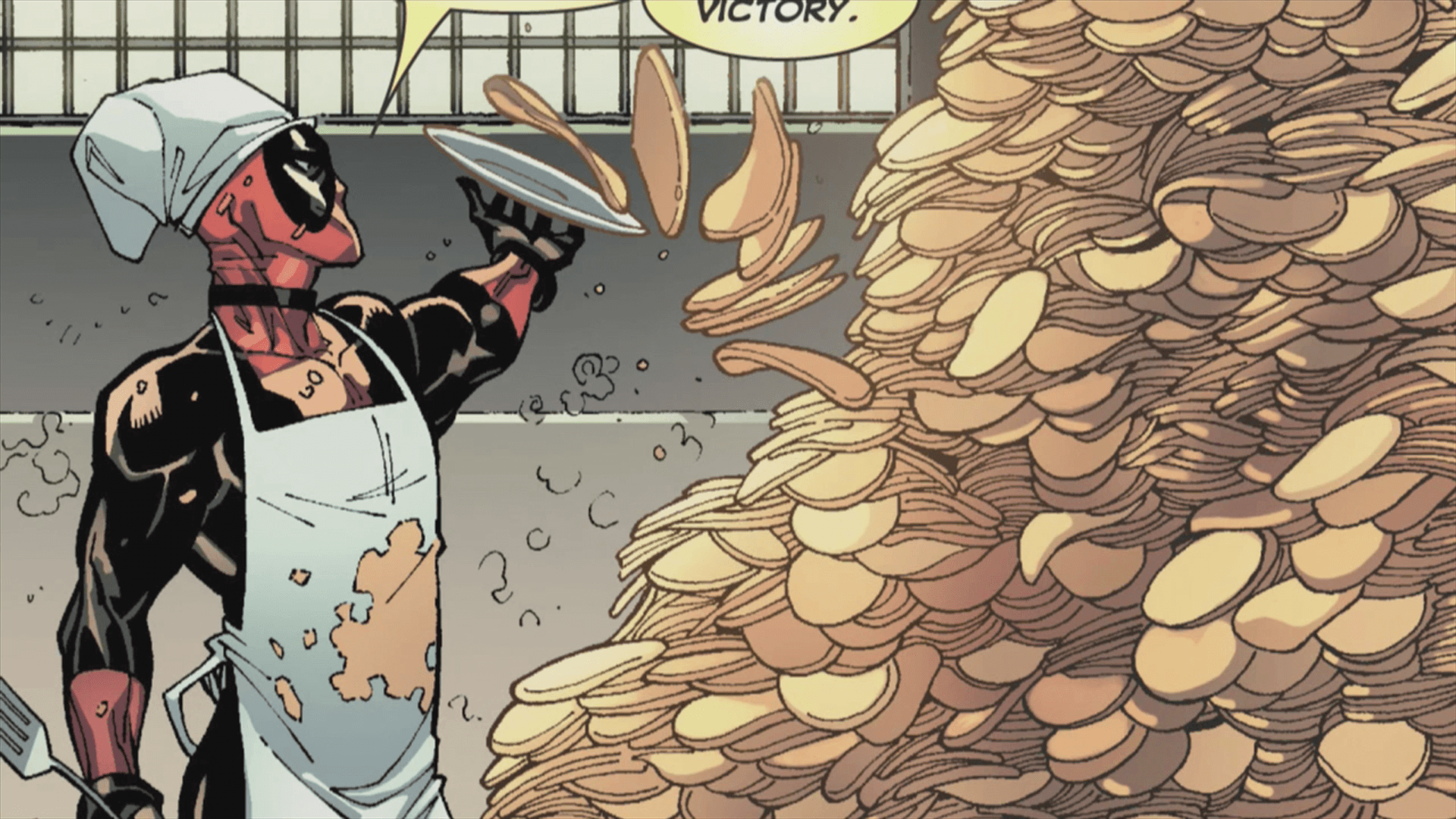Deadpool Pancakes Wallpaper