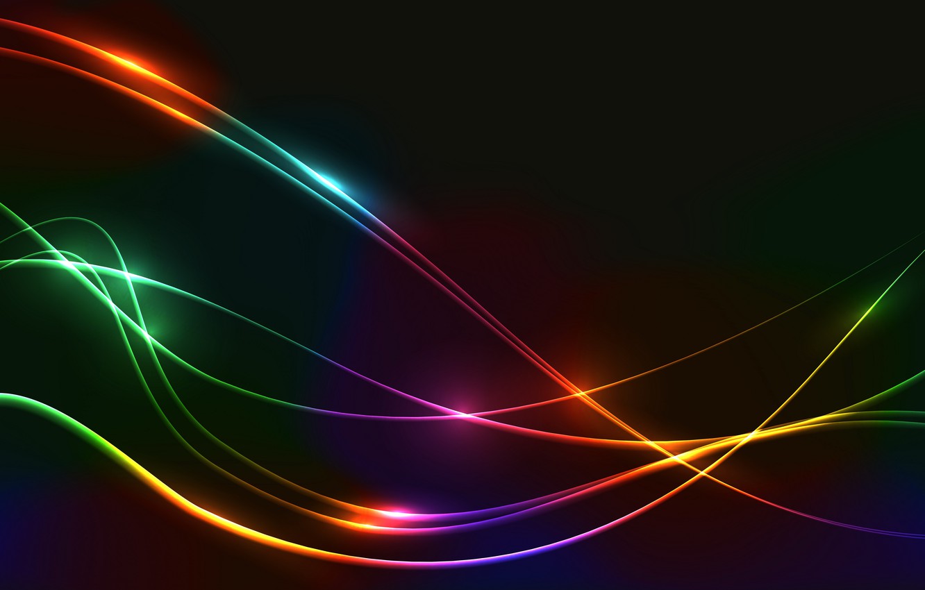 Wallpaper lights, lights, background, colors, abstract, rainbow, background, neon, neon image for desktop, section абстракции
