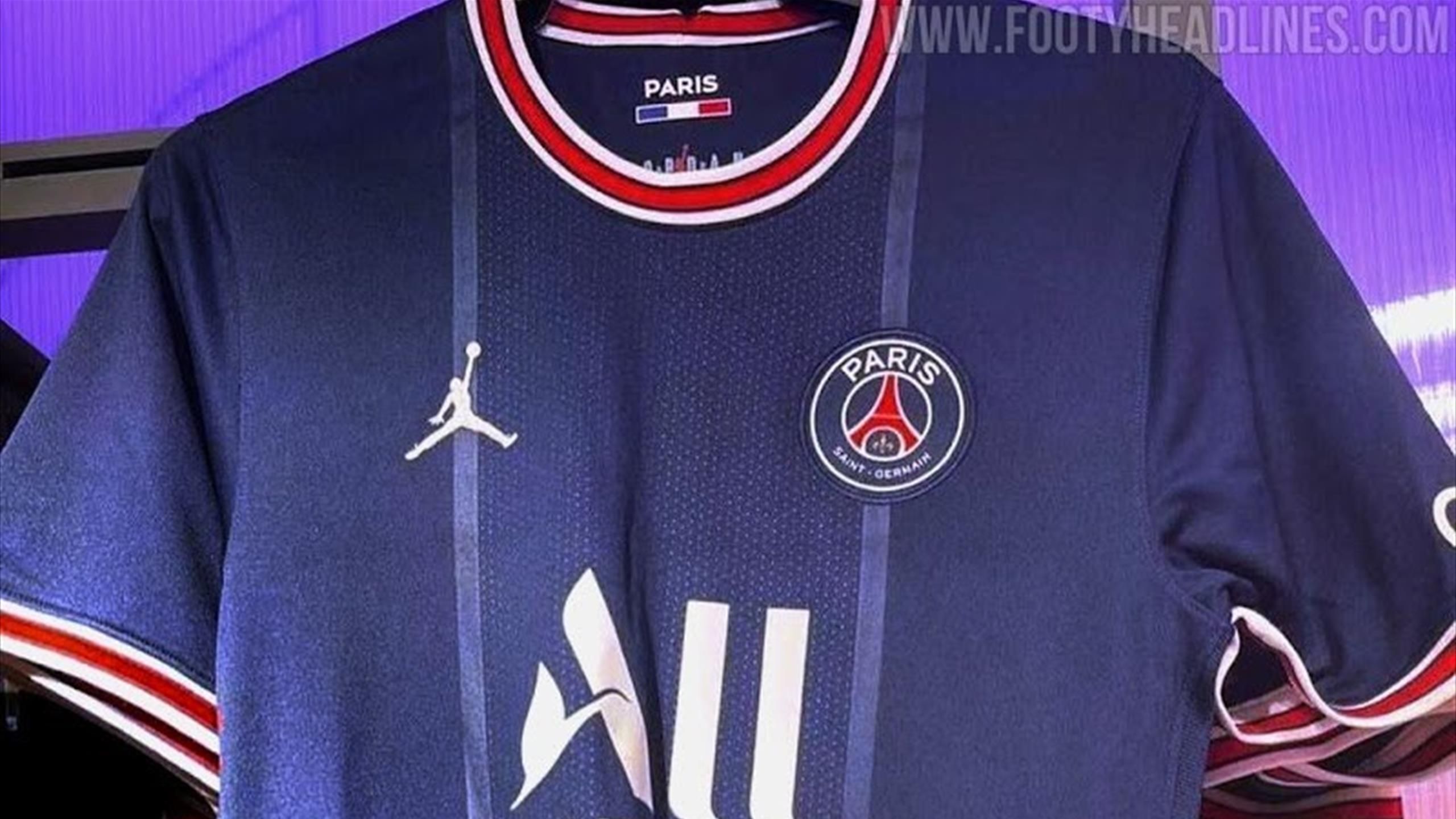 Lots of blue and a Jordan logo: the new PSG home jersey is revealed