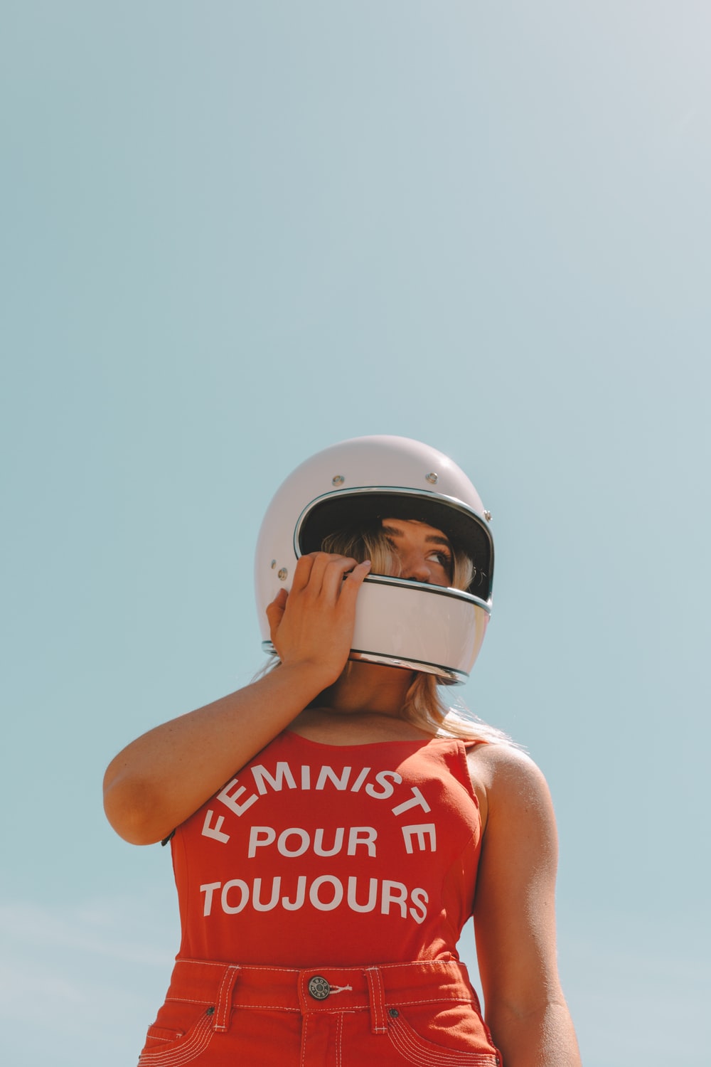 Biker Girl Picture. Download Free Image