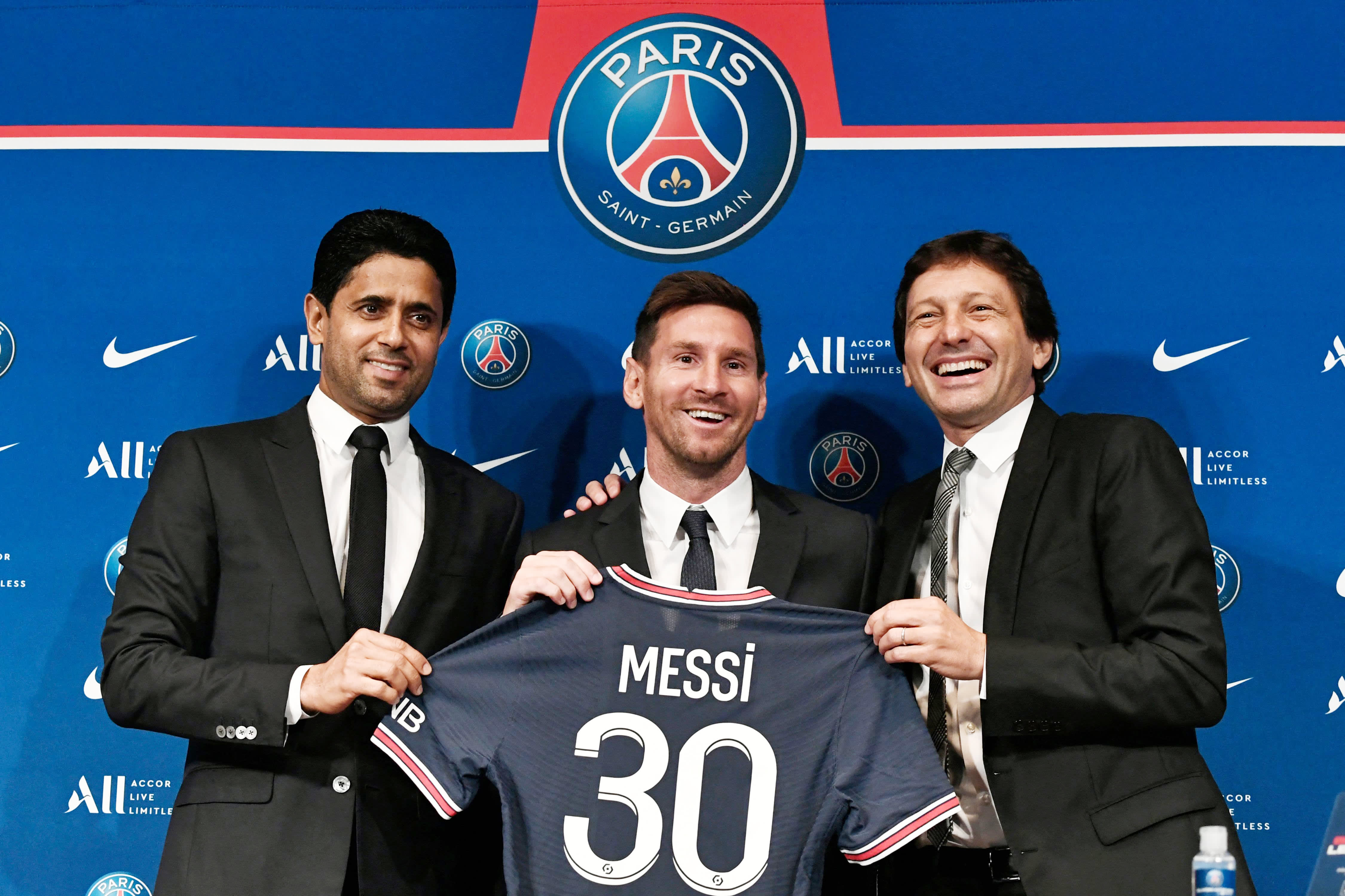 Messi: PSG president says world will be 'shocked'