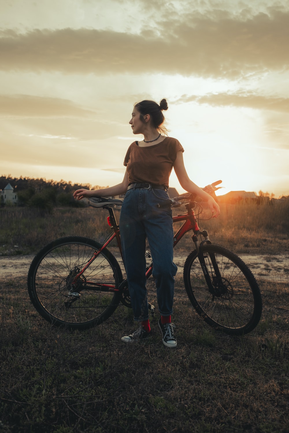 Girl Riding A Bicycle With A Splash Of Colorful Powder Around Her Background,  Best Color Splash Picture Background Image And Wallpaper for Free Download