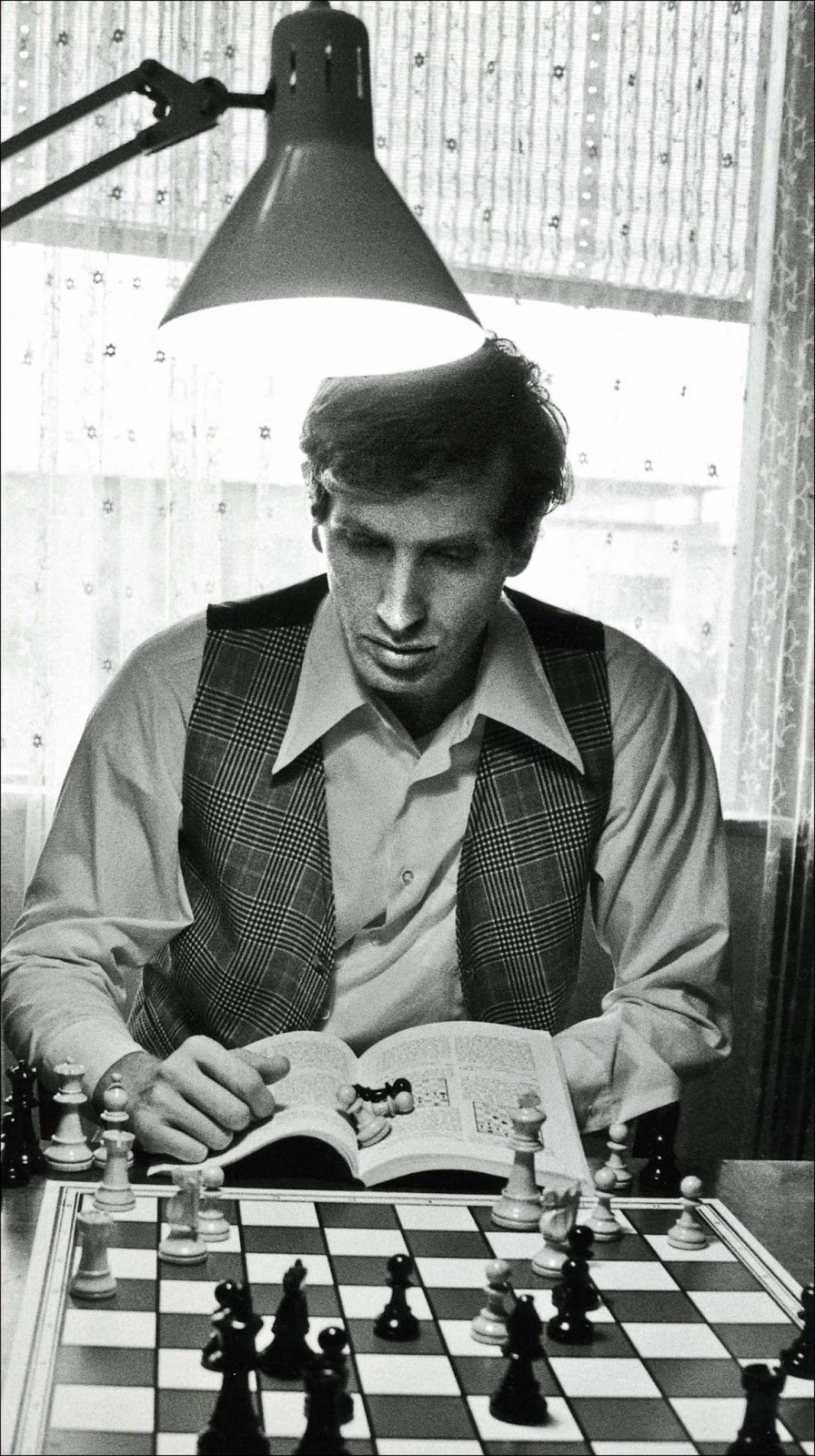 Bobby Fischer Mousepad Roll Up Travel Tournament Chess Boards