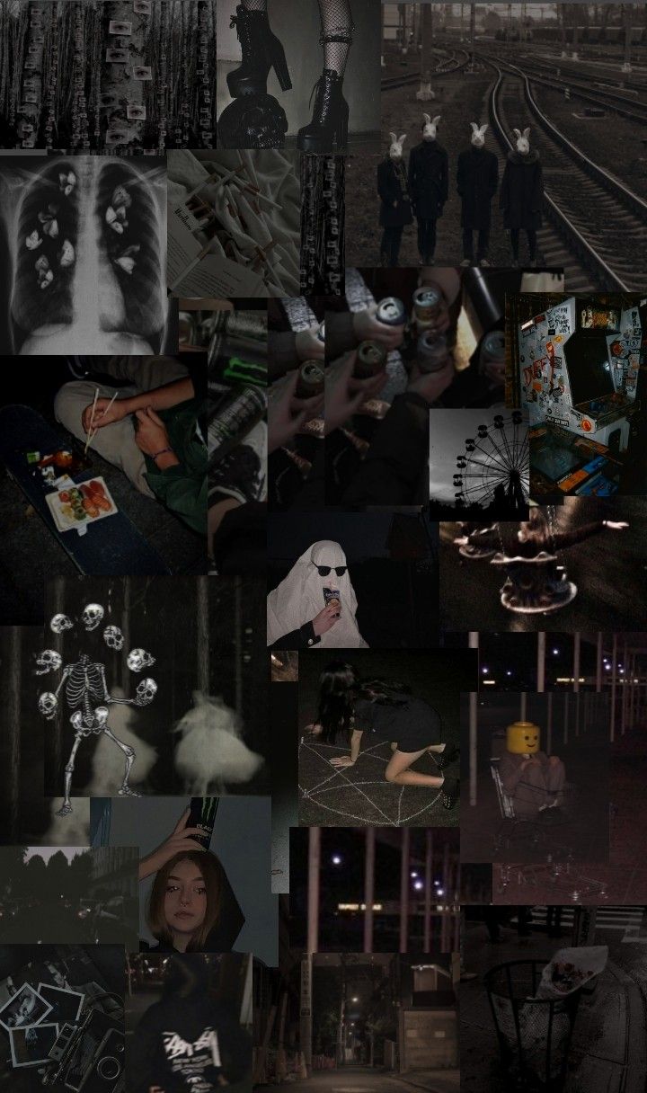 Grungecore collage. Goth wallpaper, Emo wallpaper, Edgy wallpaper
