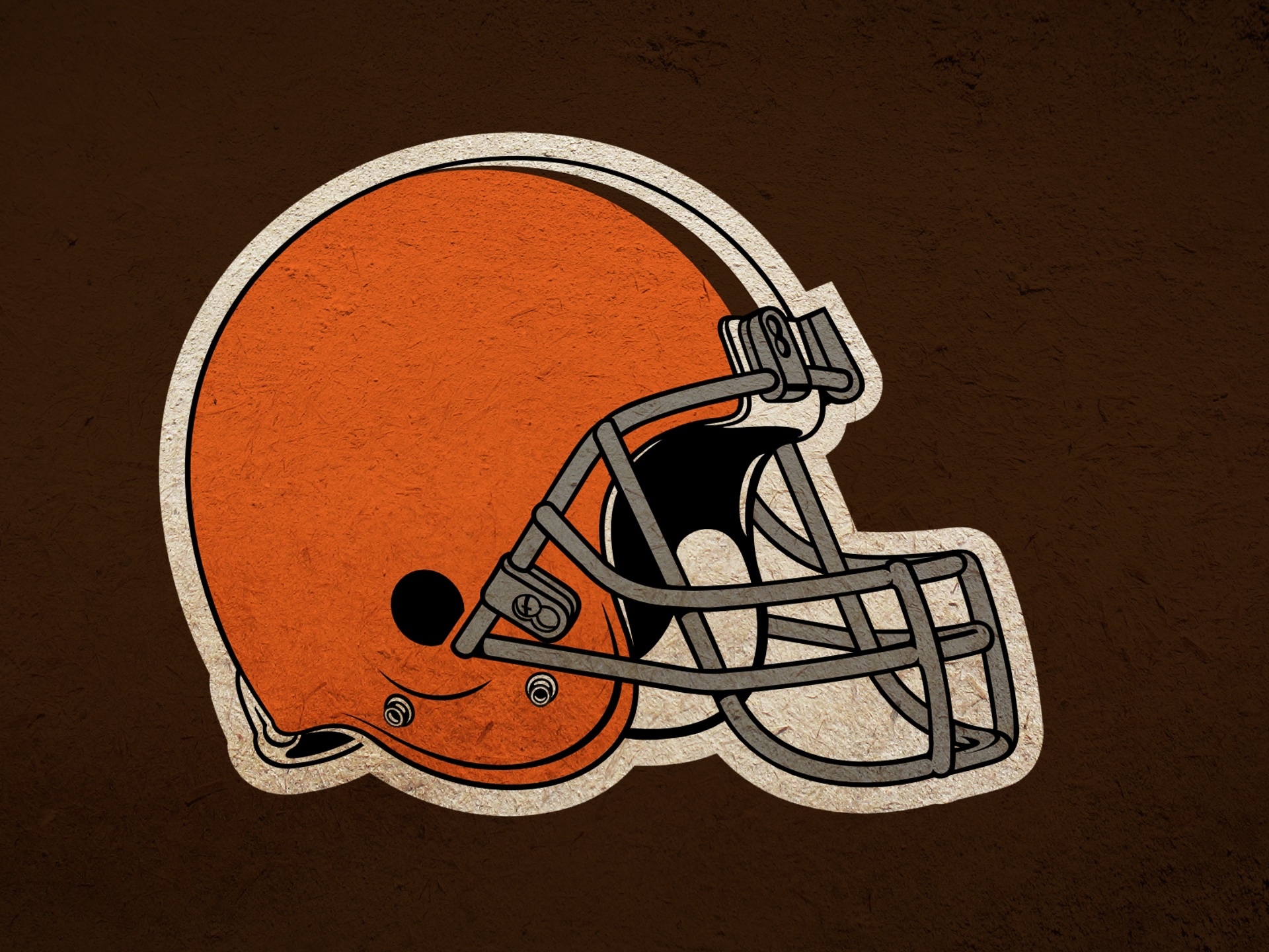 Download Cleveland Browns' Helmet Logo Wallpaper