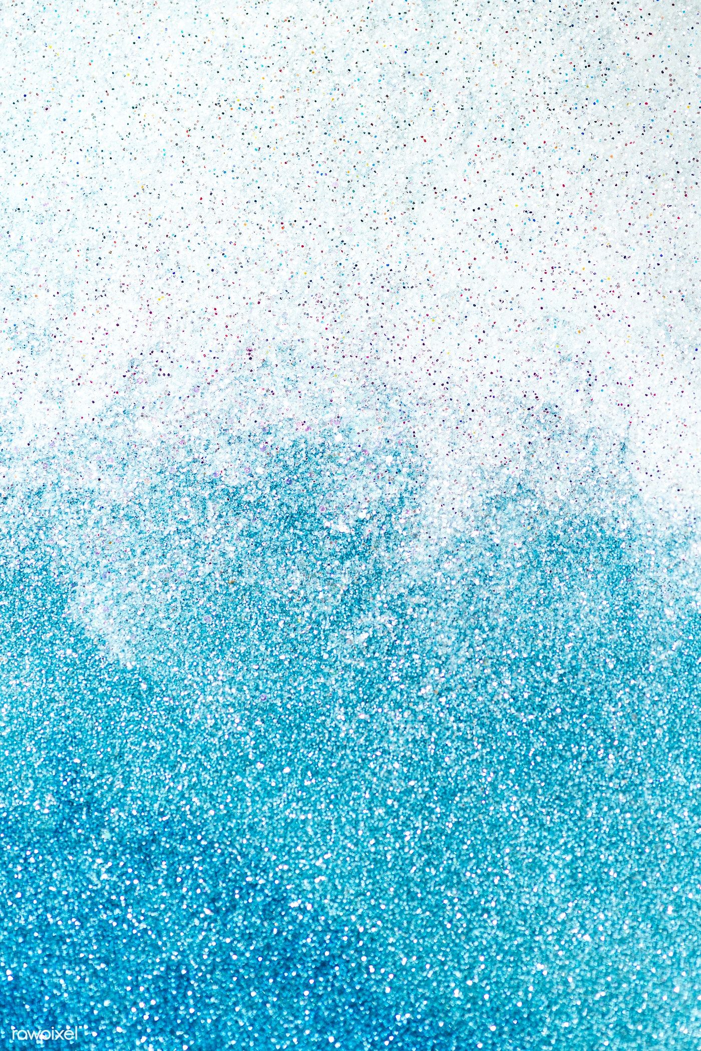 Light blue glittery background. free image / Teddy Rawpixel. Blue glitter background, Blue background wallpaper, Glittery wallpaper