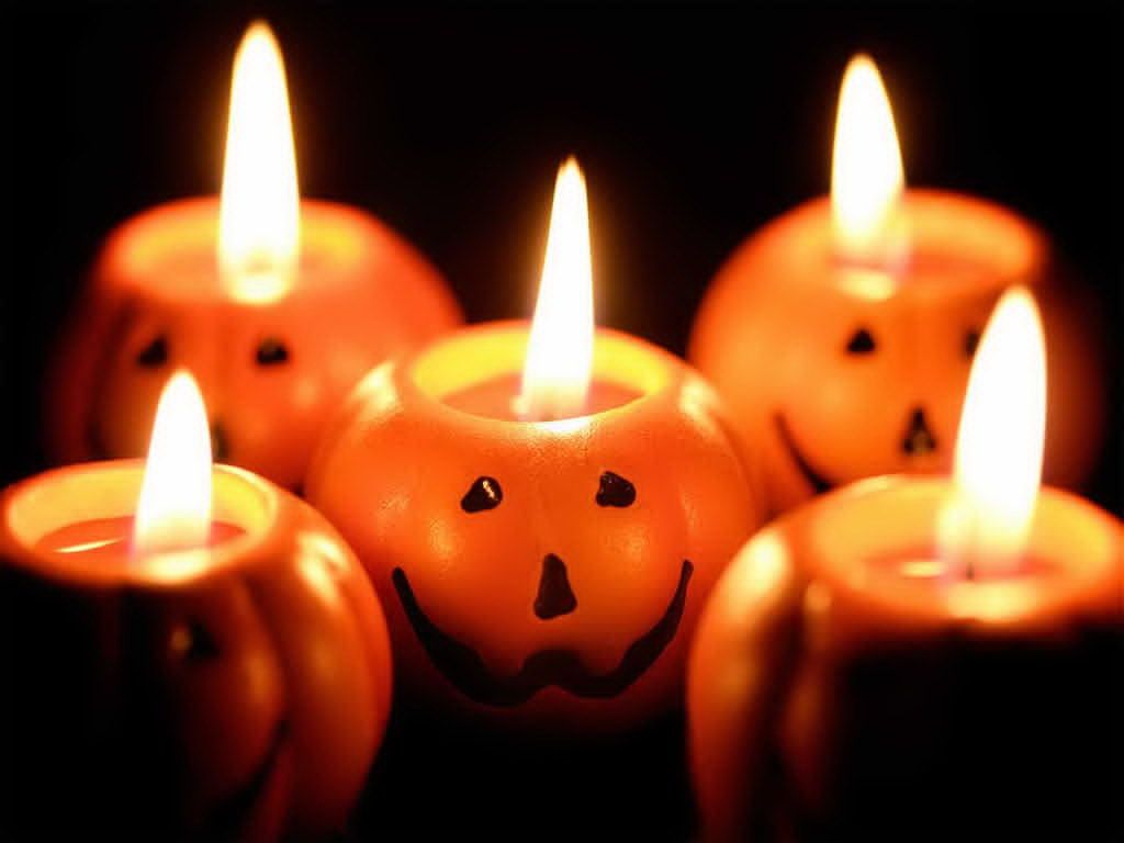 Halloween Candle Wallpaper Free Halloween Candle Background