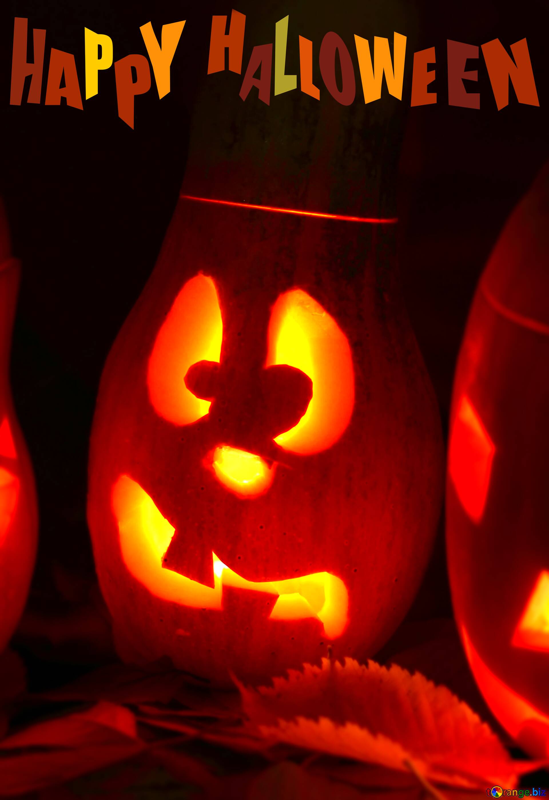 Download Free Picture Pumpkins Halloween Blurred Background On CC BY License Free Image Stock TOrange.biz Fx №194055
