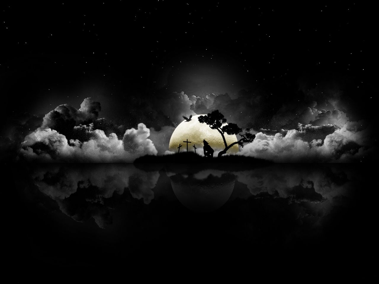 Horror Sky Background HD