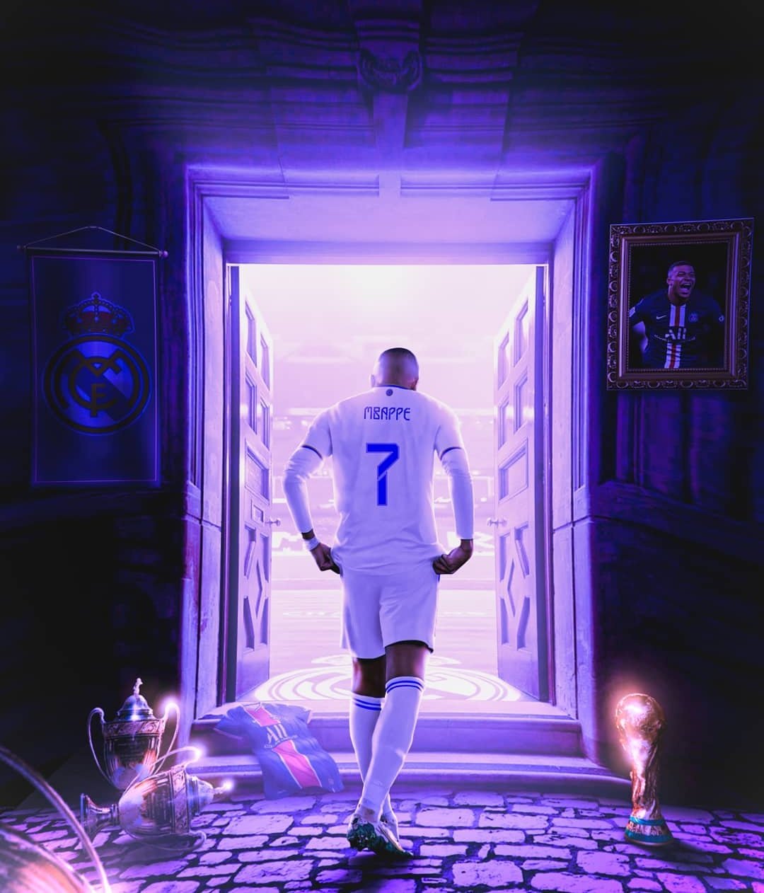 Kylian Mbappe Real Madrid wallpaper